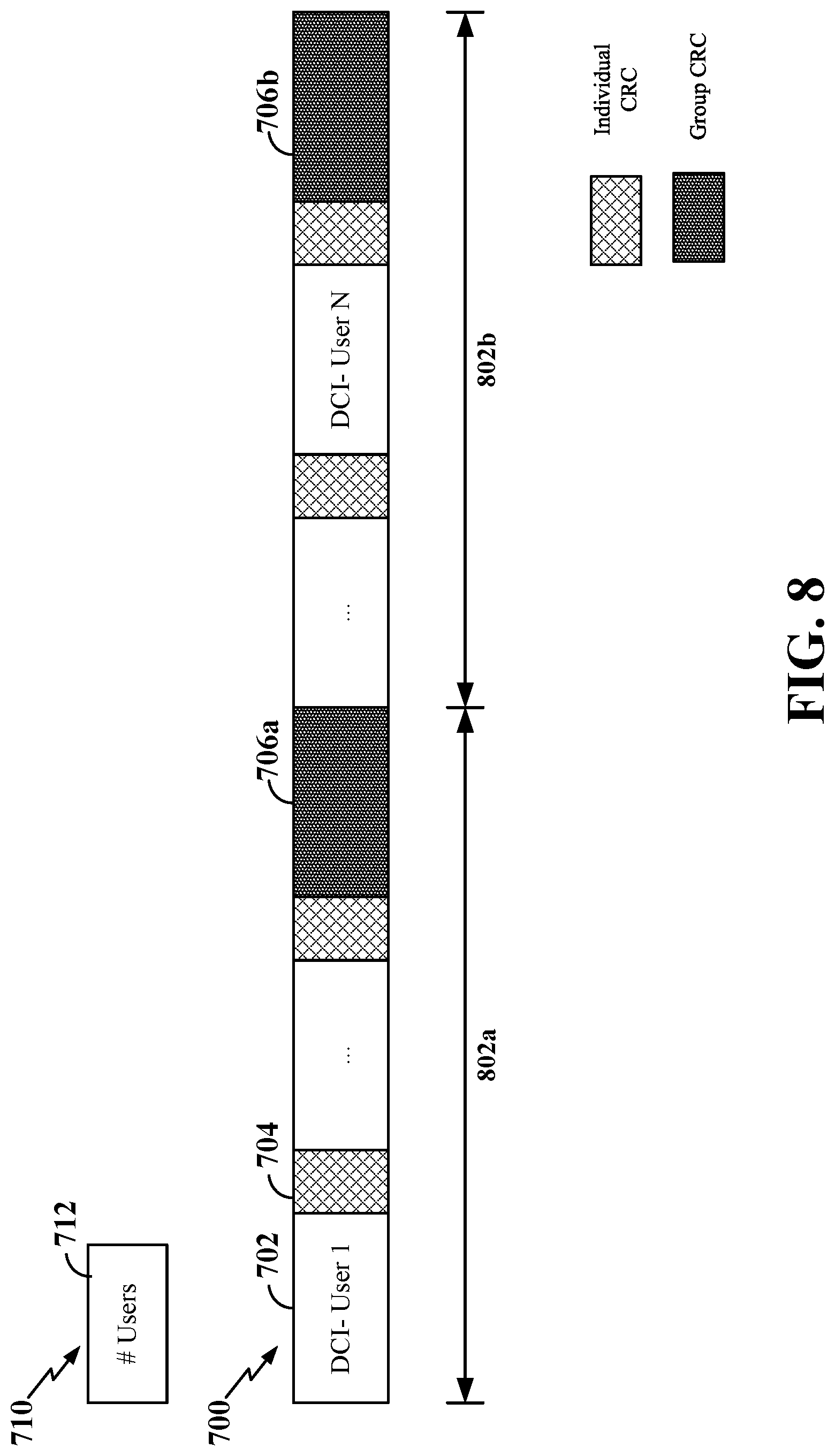Patent US11777526 Figure 8 – Efficient control channel design using polar codes