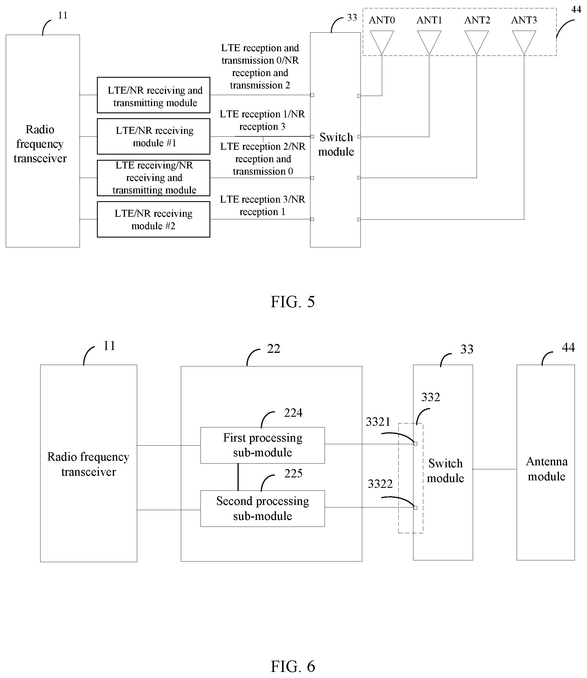 Patent US11777535 Figure 3 – Radio frequency circuit and terminal device