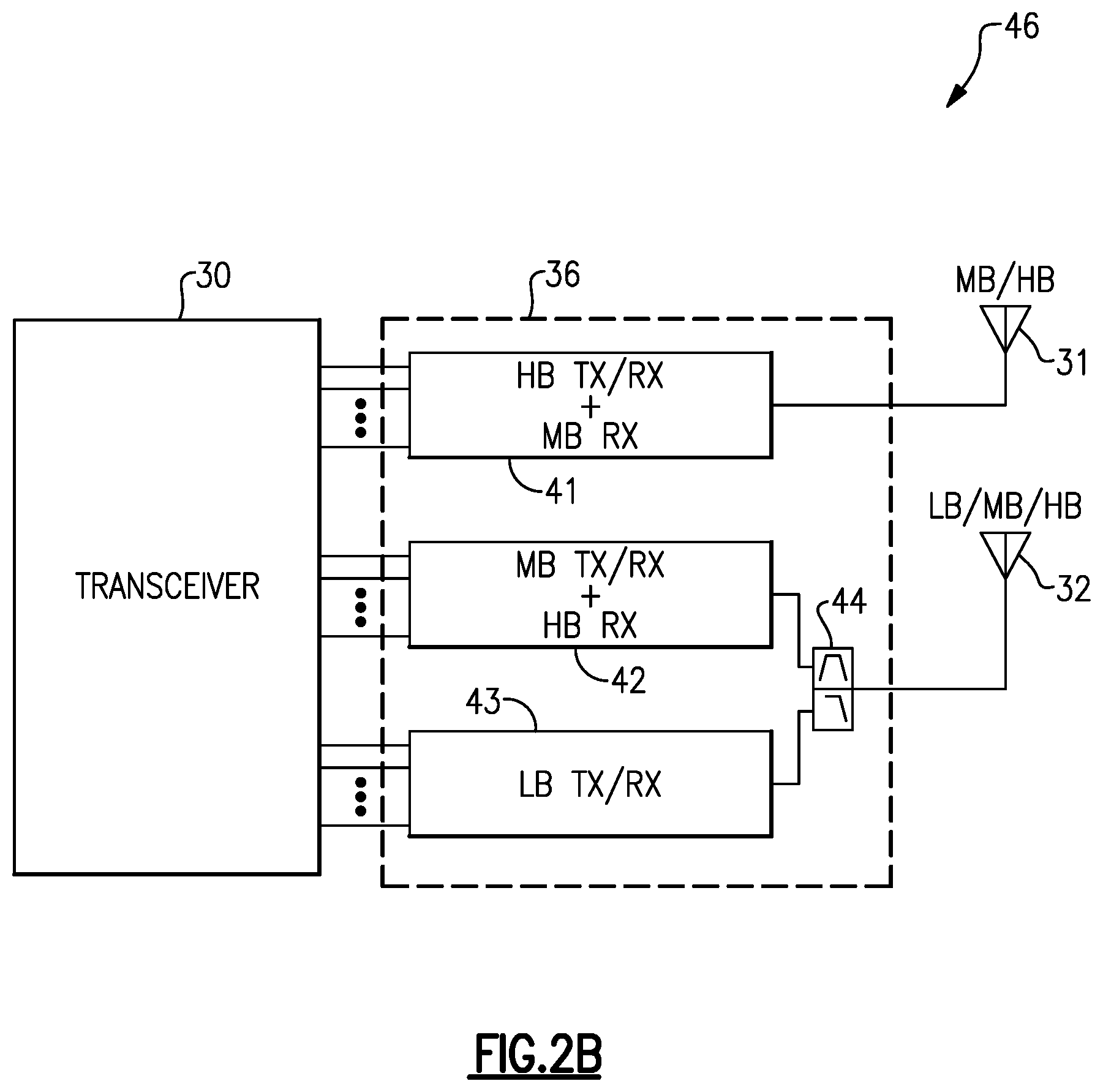 Patent US11777536 Figure 3 – Devices and methods for radio frequency front end systems