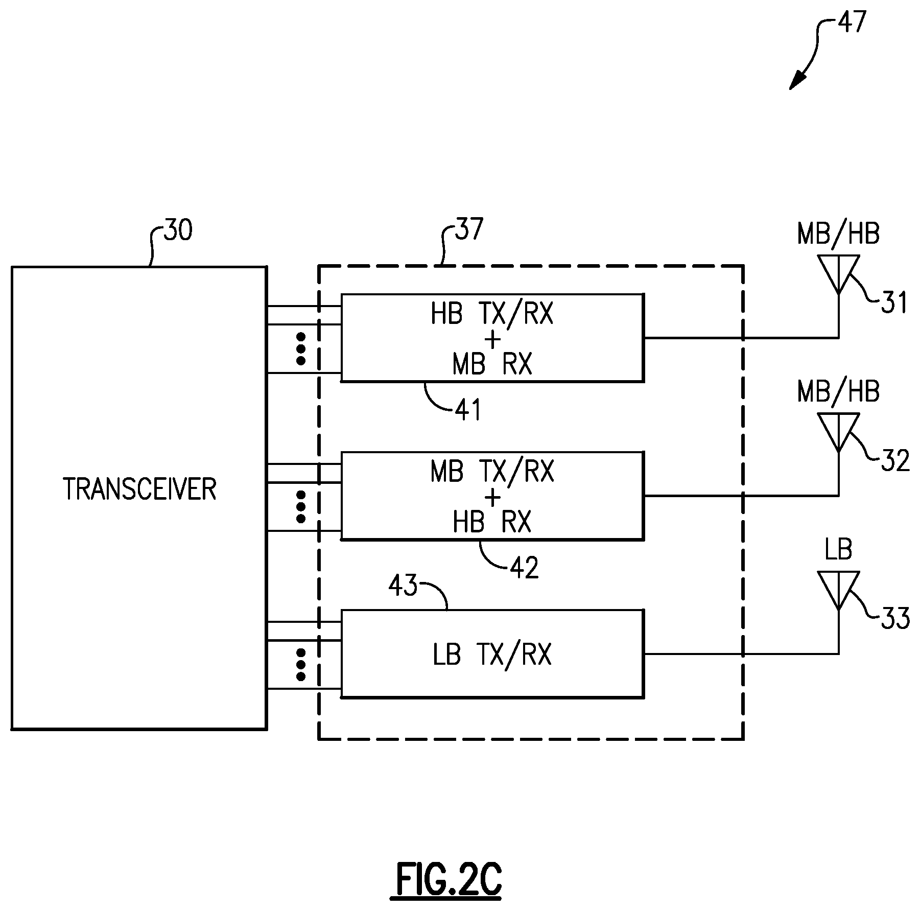 Patent US11777536 Figure 4 – Devices and methods for radio frequency front end systems