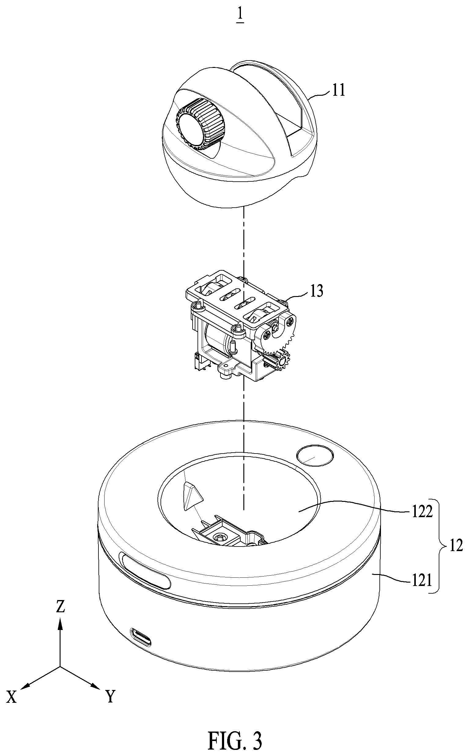 Patent US11777550 Figure 3 – Device cradle