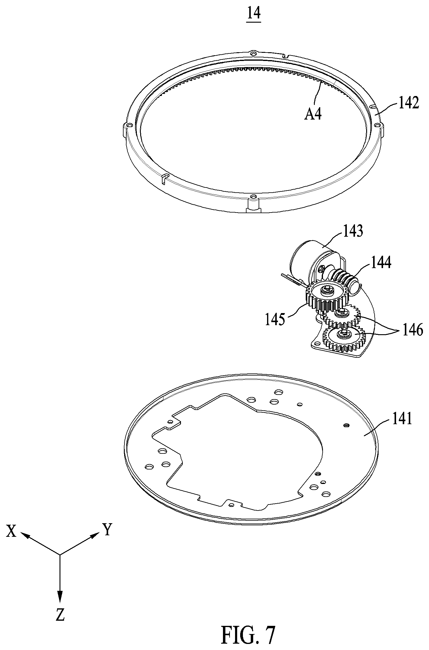 Patent US11777550 Figure 8 – Device cradle