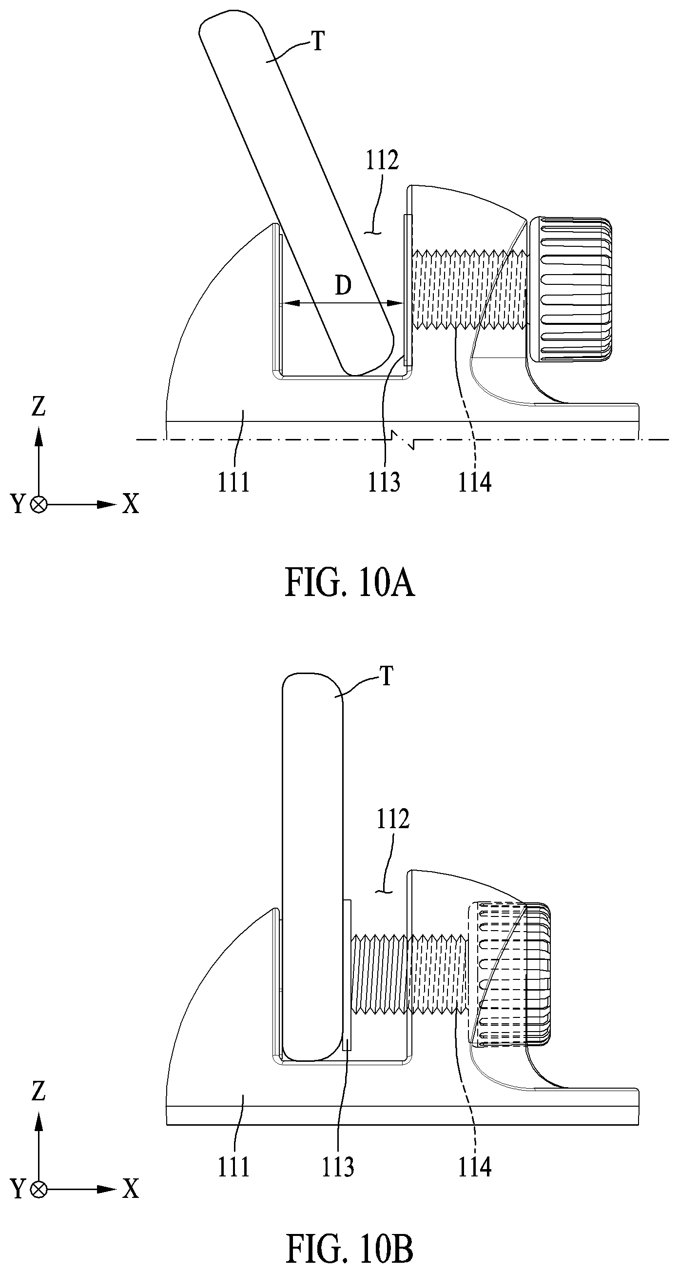 Patent US11777550 Figure 10 – Device cradle