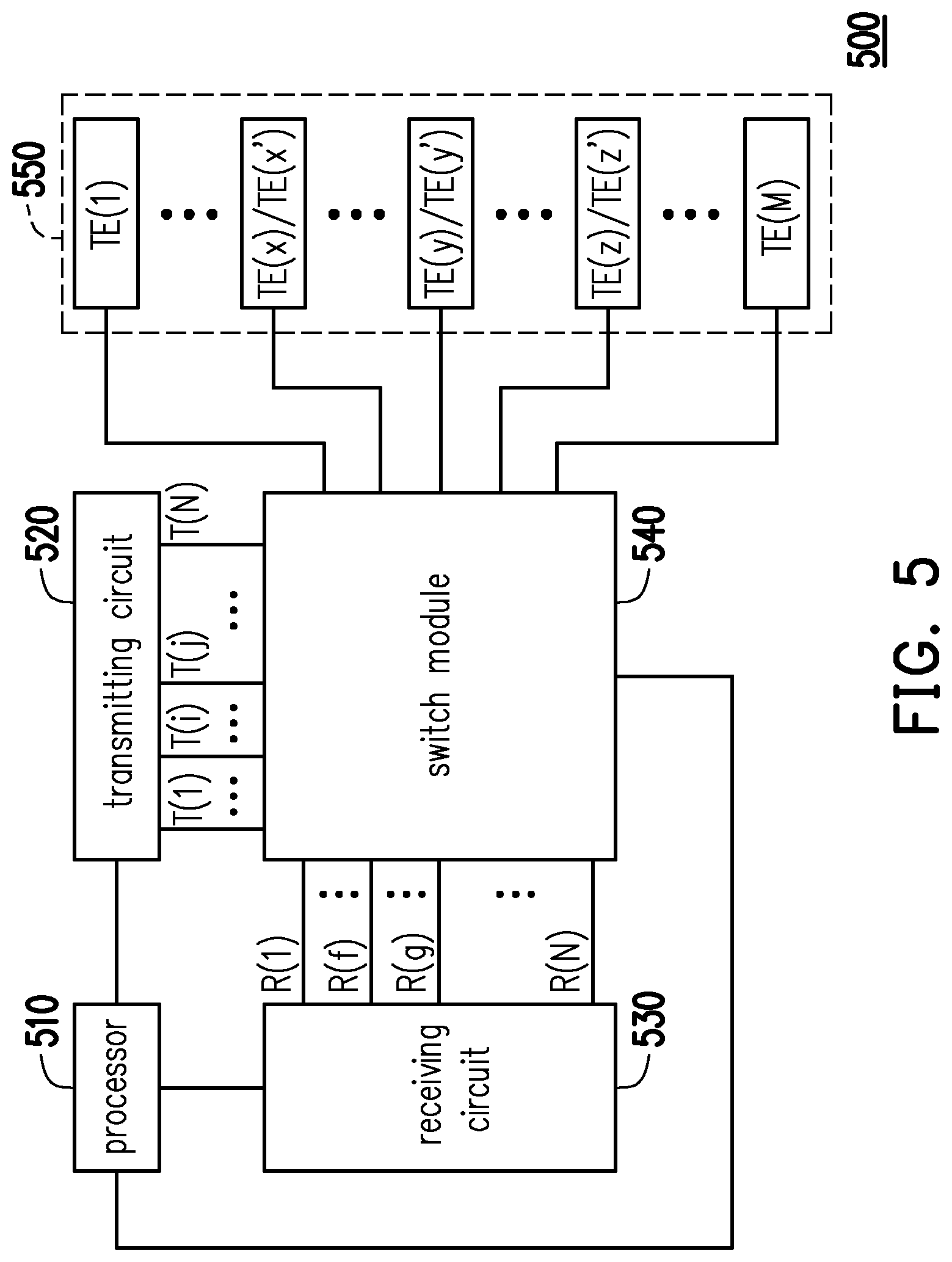 Patent US11777552 Figure 5 – Method for transceiving signals and transceiver using the same