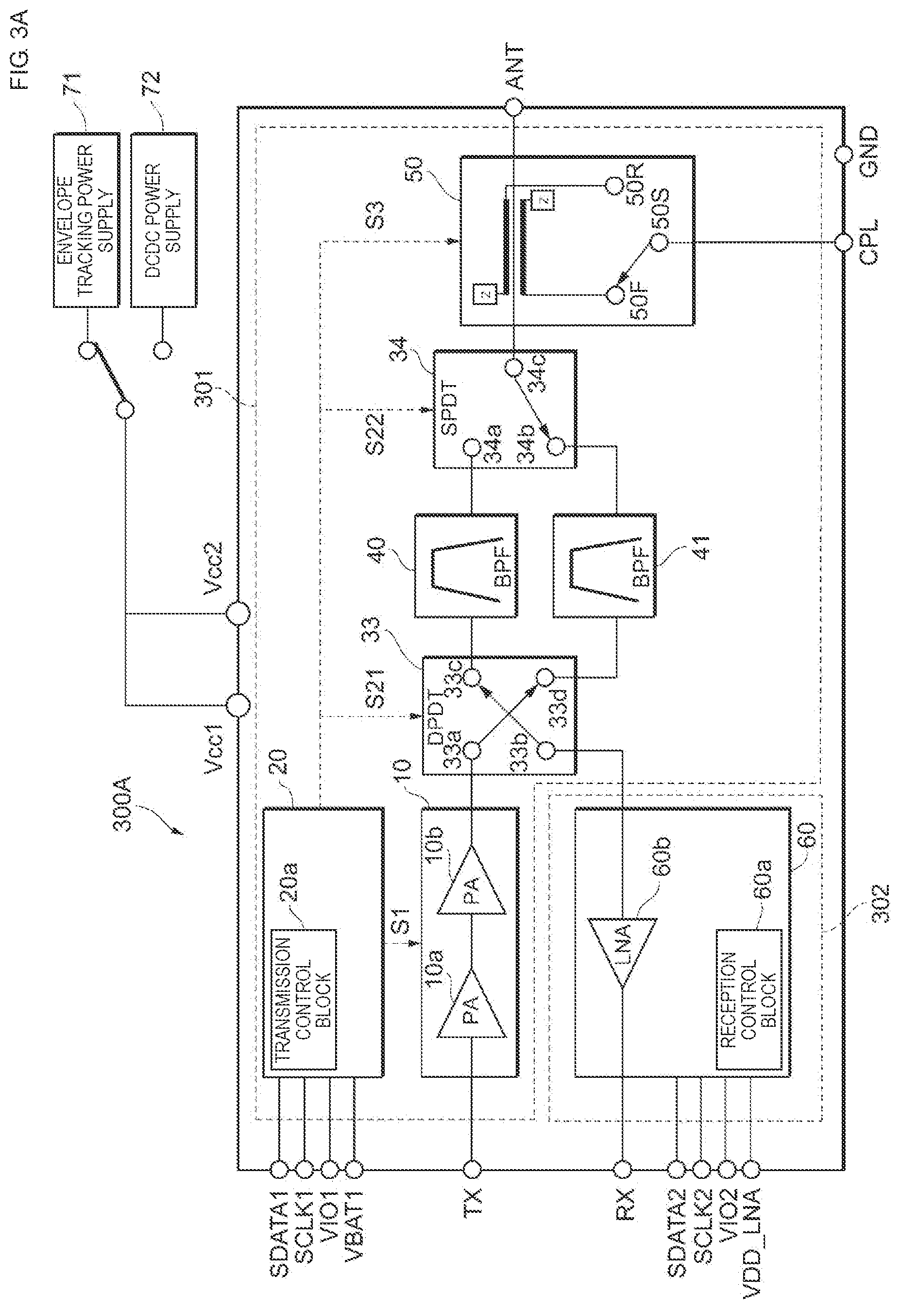 Patent US11777553 Figure 8 – High-frequency module