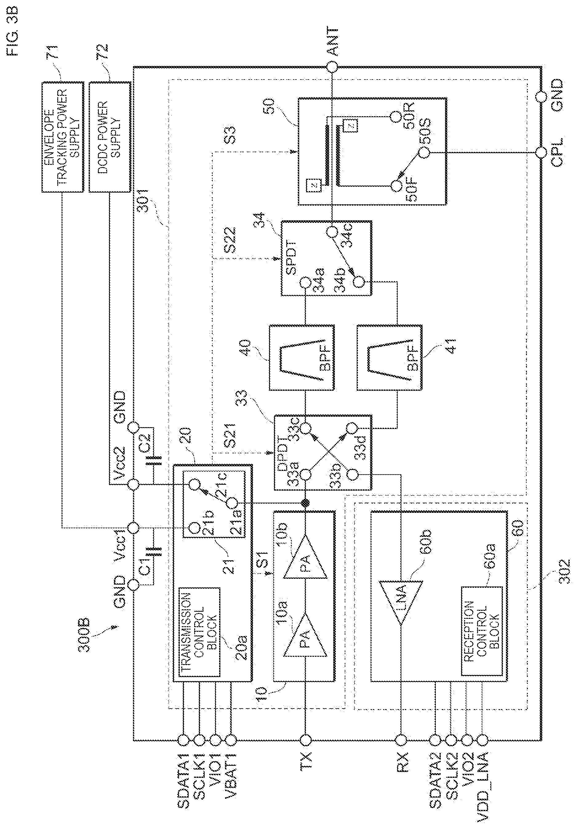 Patent US11777553 Figure 9 – High-frequency module