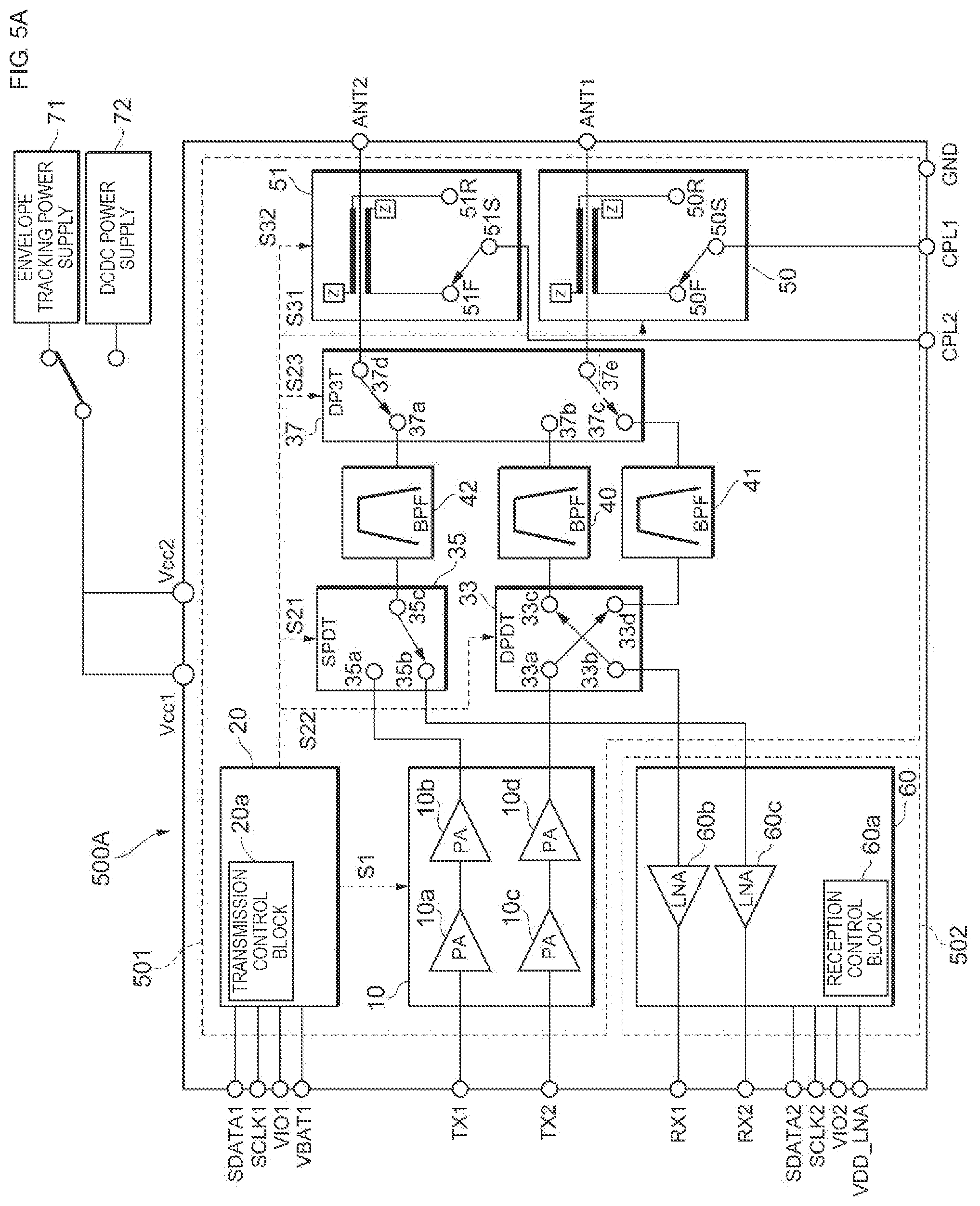 Patent US11777553 Figure 11 – High-frequency module