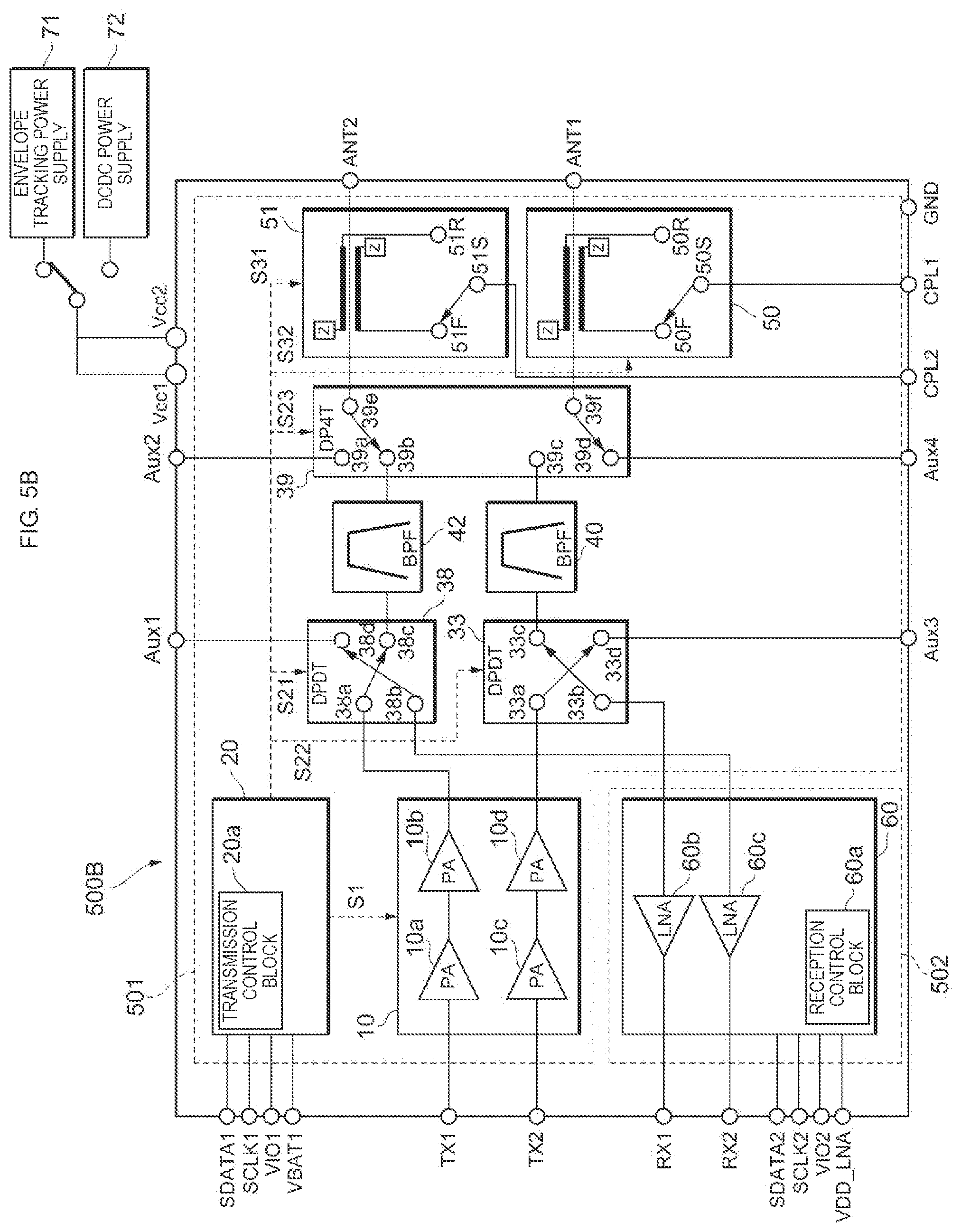 Patent US11777553 Figure 12 – High-frequency module