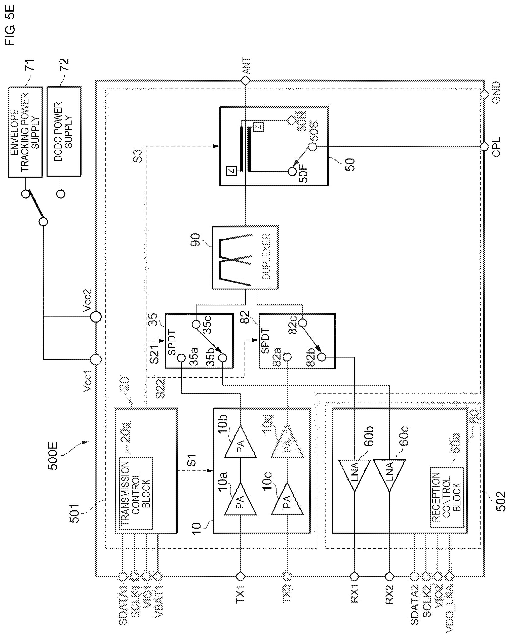 Patent US11777553 Figure 15 – High-frequency module
