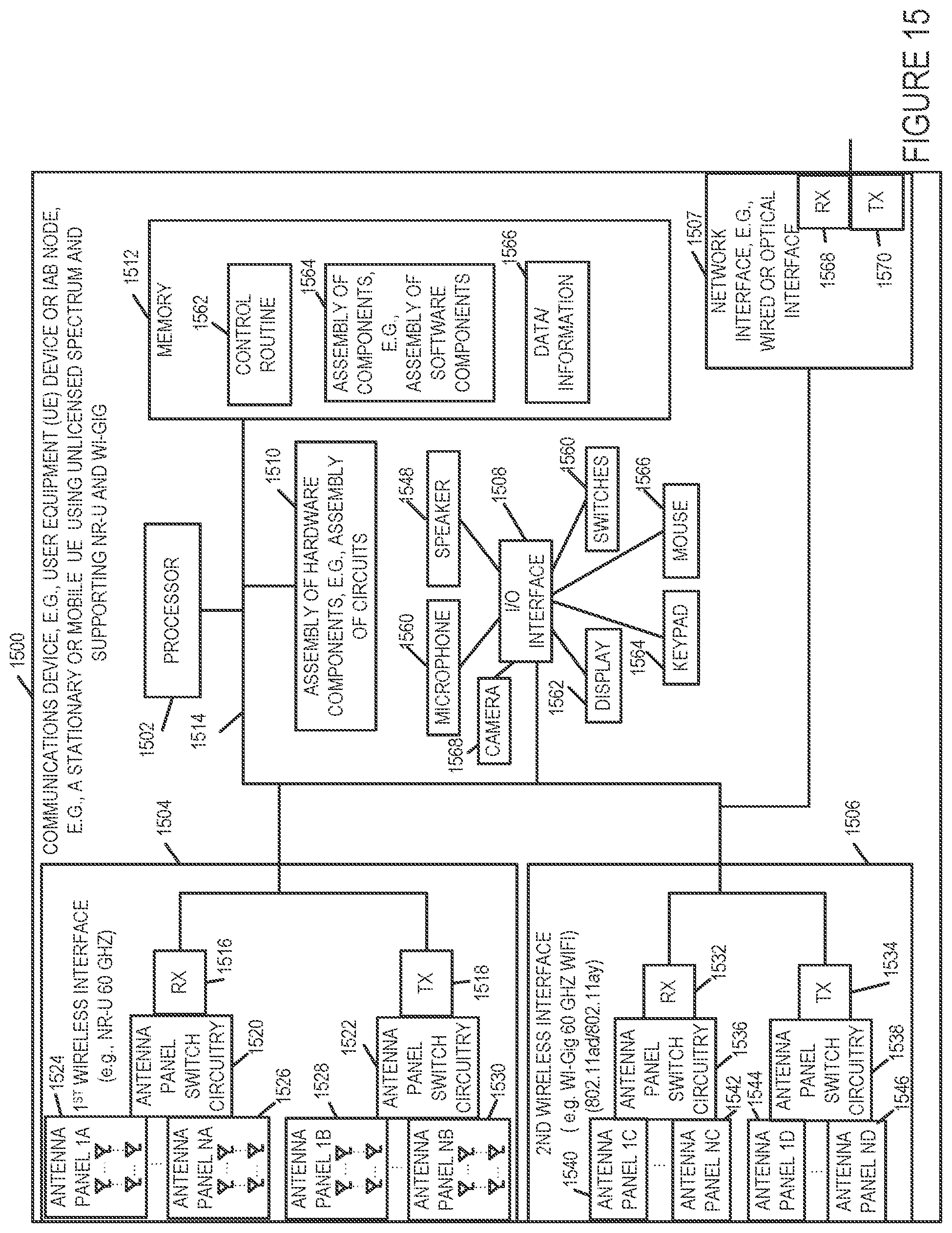 Patent US11777554 Figure 18 – In-device coexistence for new radio