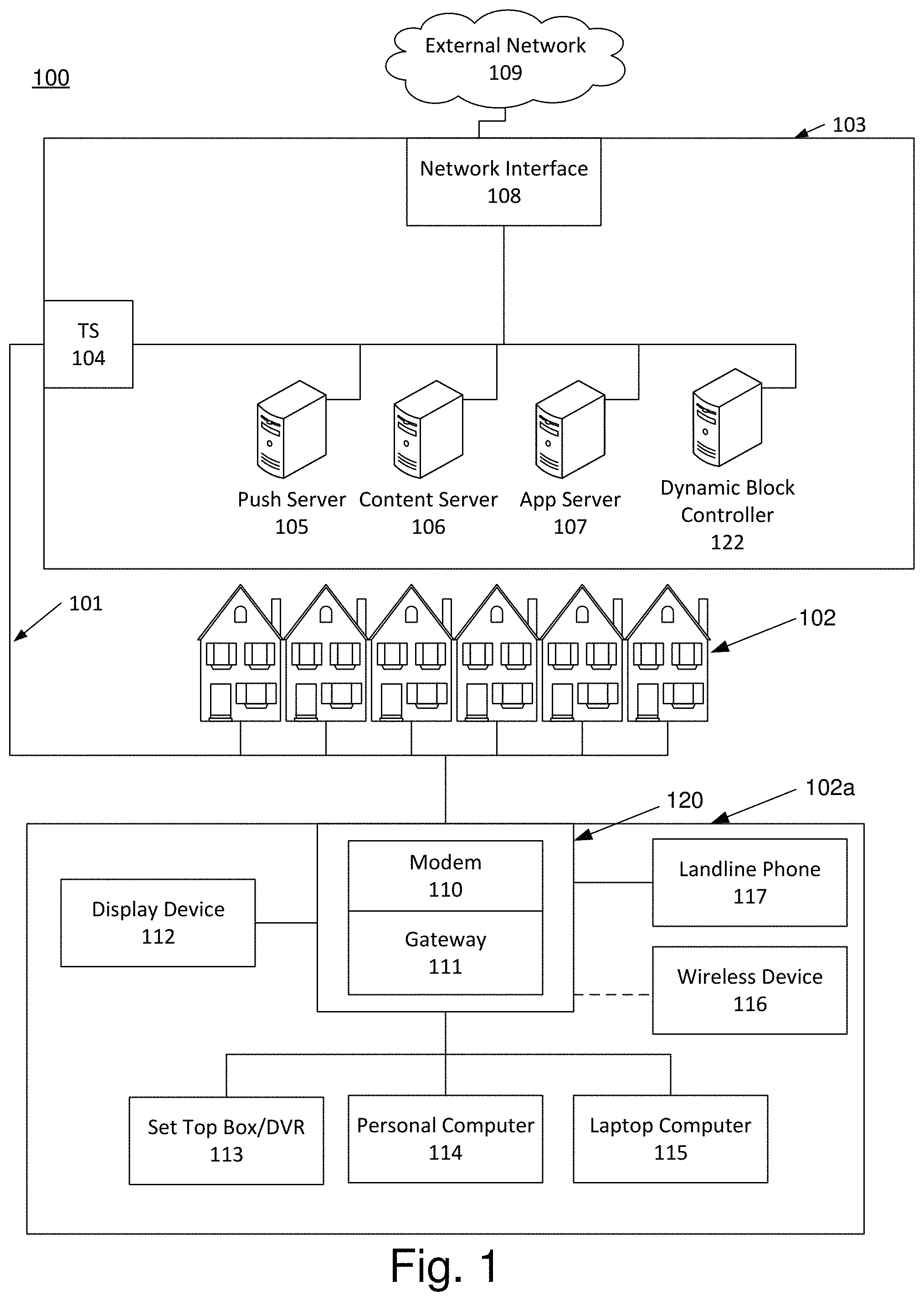Patent US11777556 Figure 1 – Multi-bitrate video with dynamic blocks