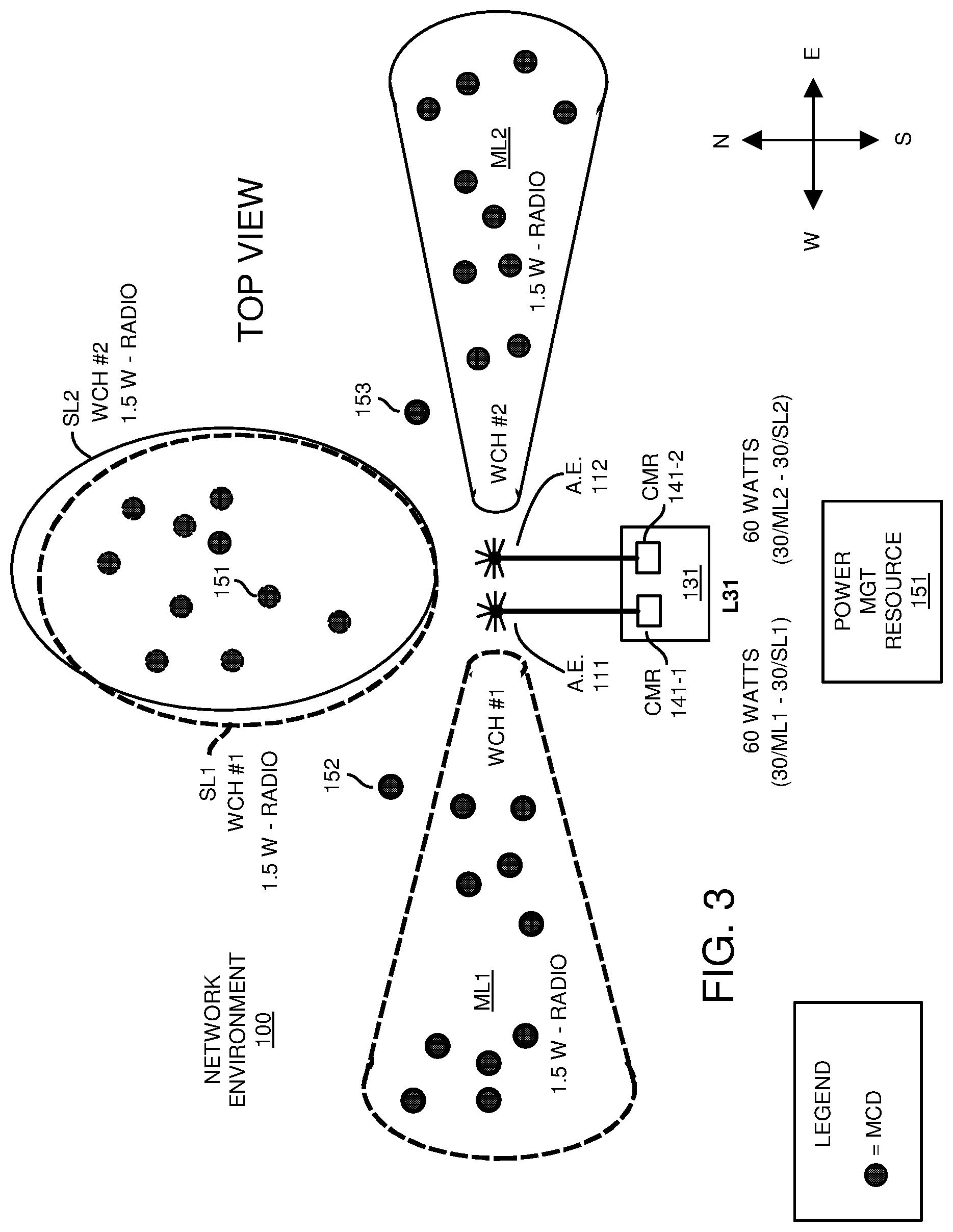 Patent US11777561 Figure 3 – Power budget control via beamforming in a wireless network