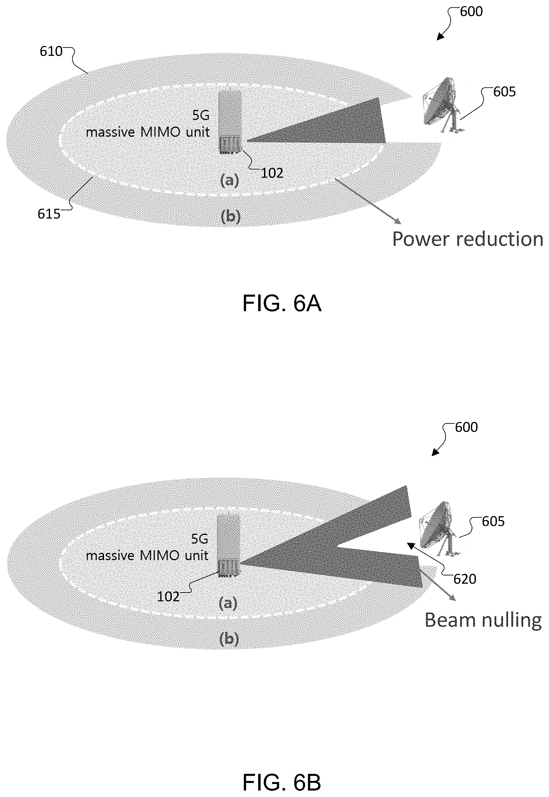 Patent US11777568 Figure 6 – PMI-based data beam nulling with a CSI report