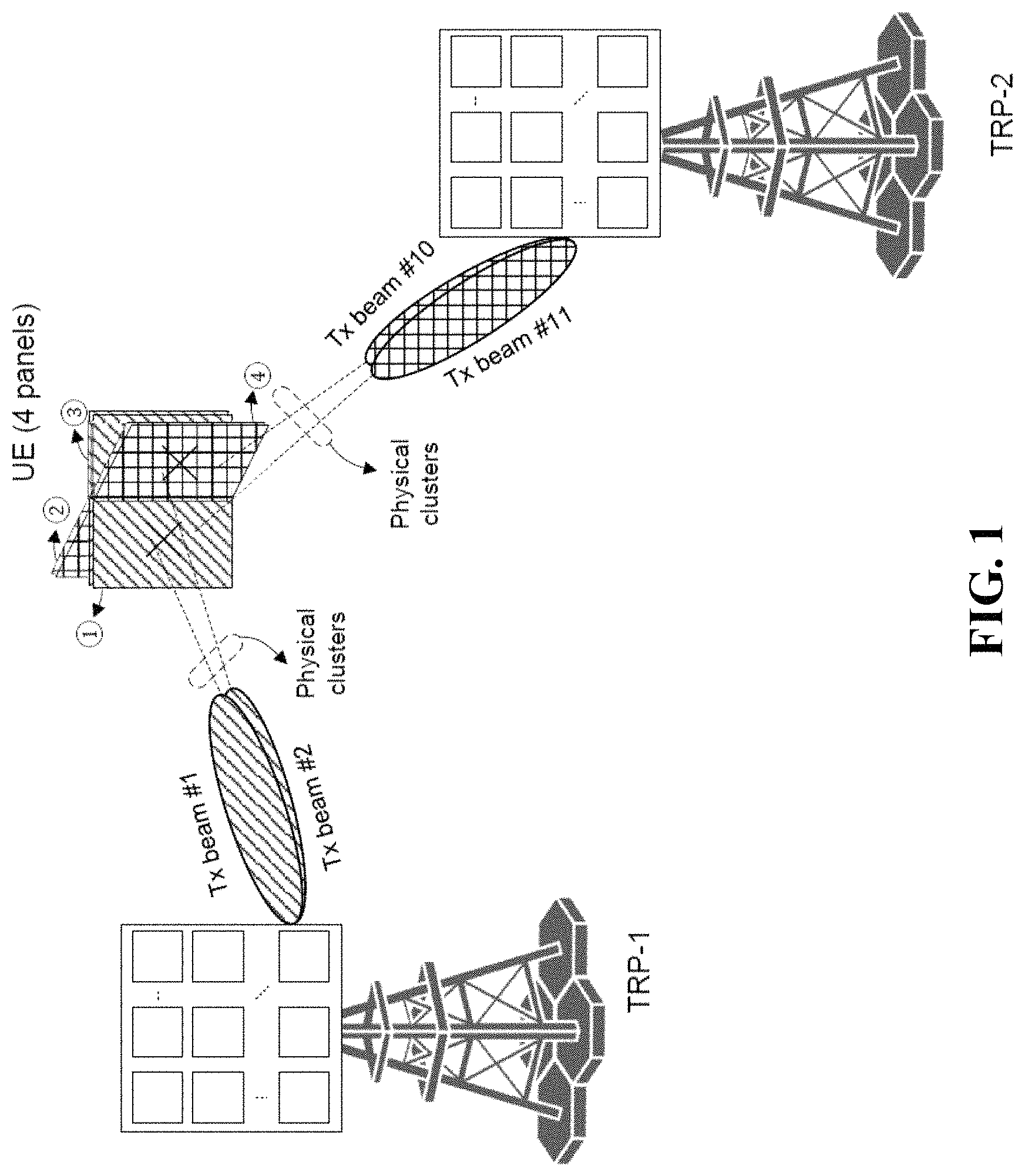 Patent US11777576 Figure 1 – Interference-aware beam reporting in wireless communications