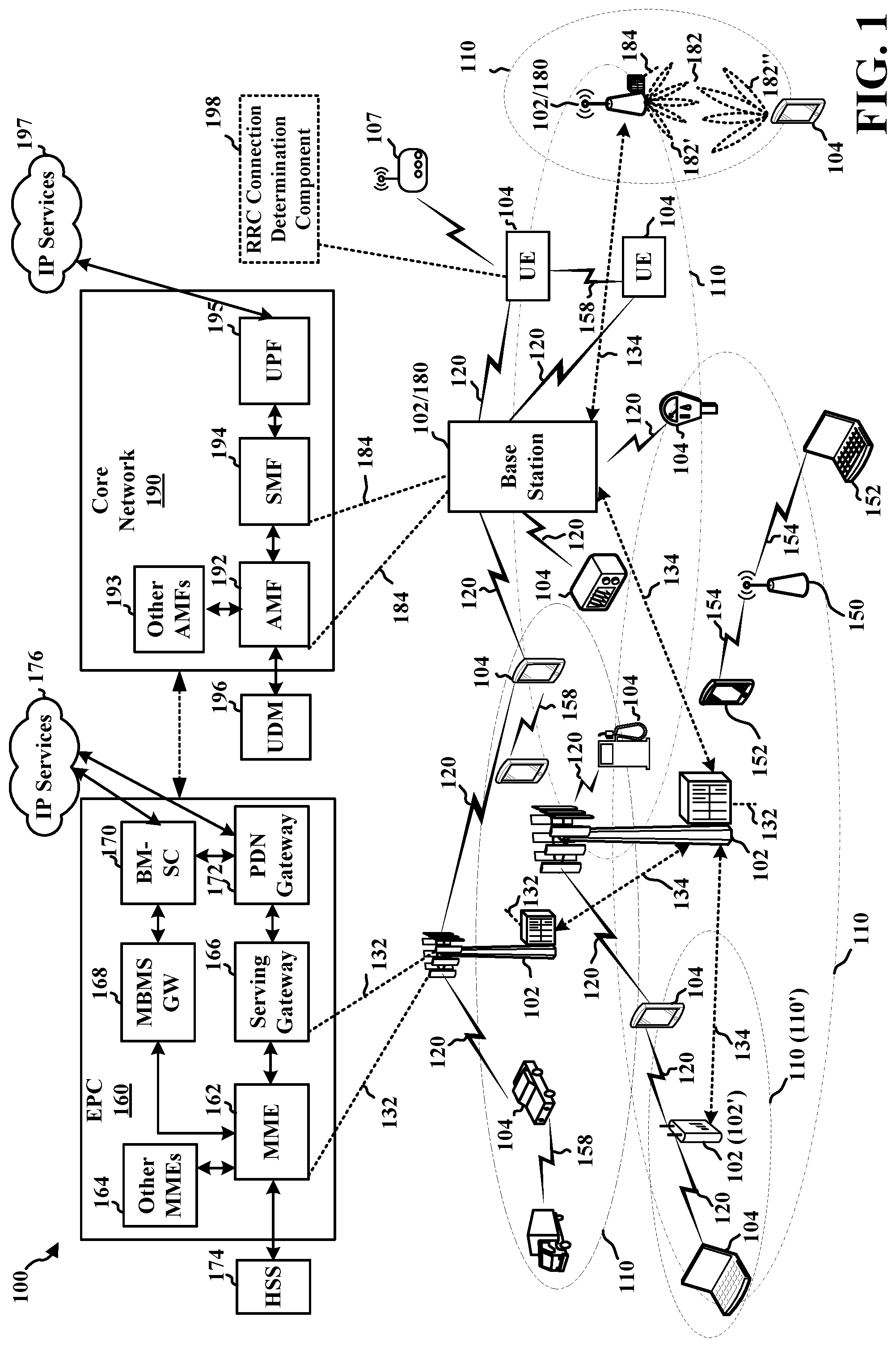 Patent US11777583 Figure 1 – Beam training resource selection by FR2 sidelink UE