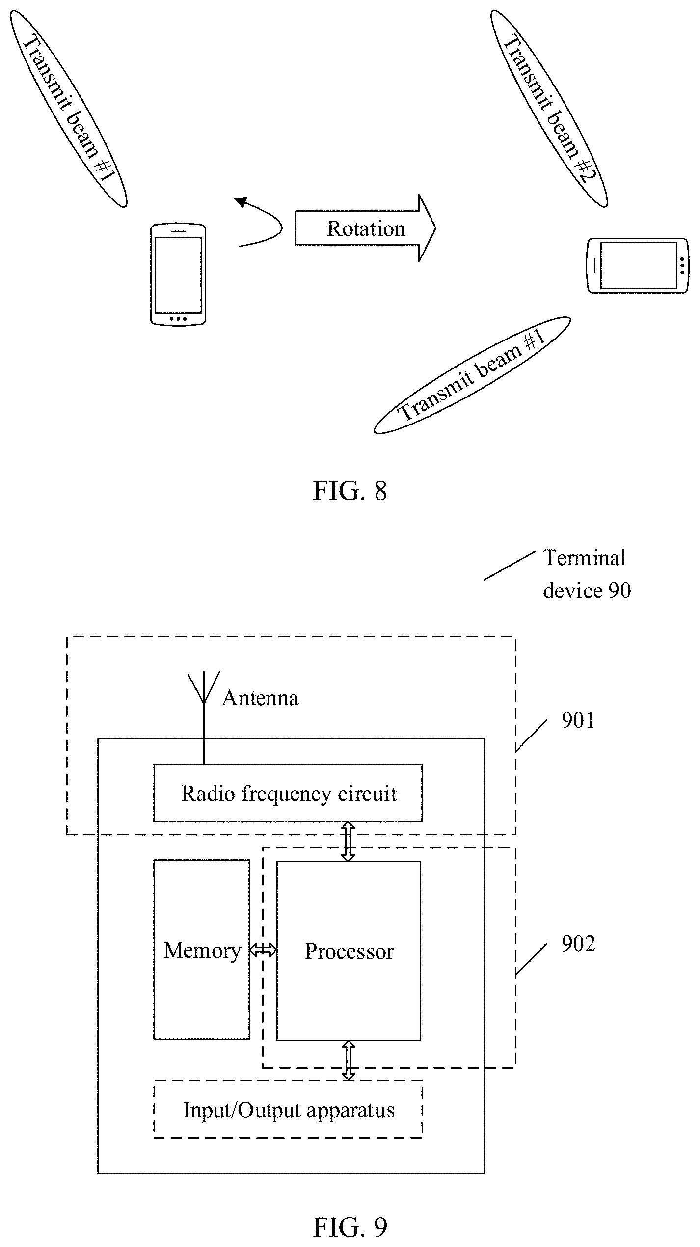 Patent US11777587 Figure 7 – Resource configuration method, apparatus, and system