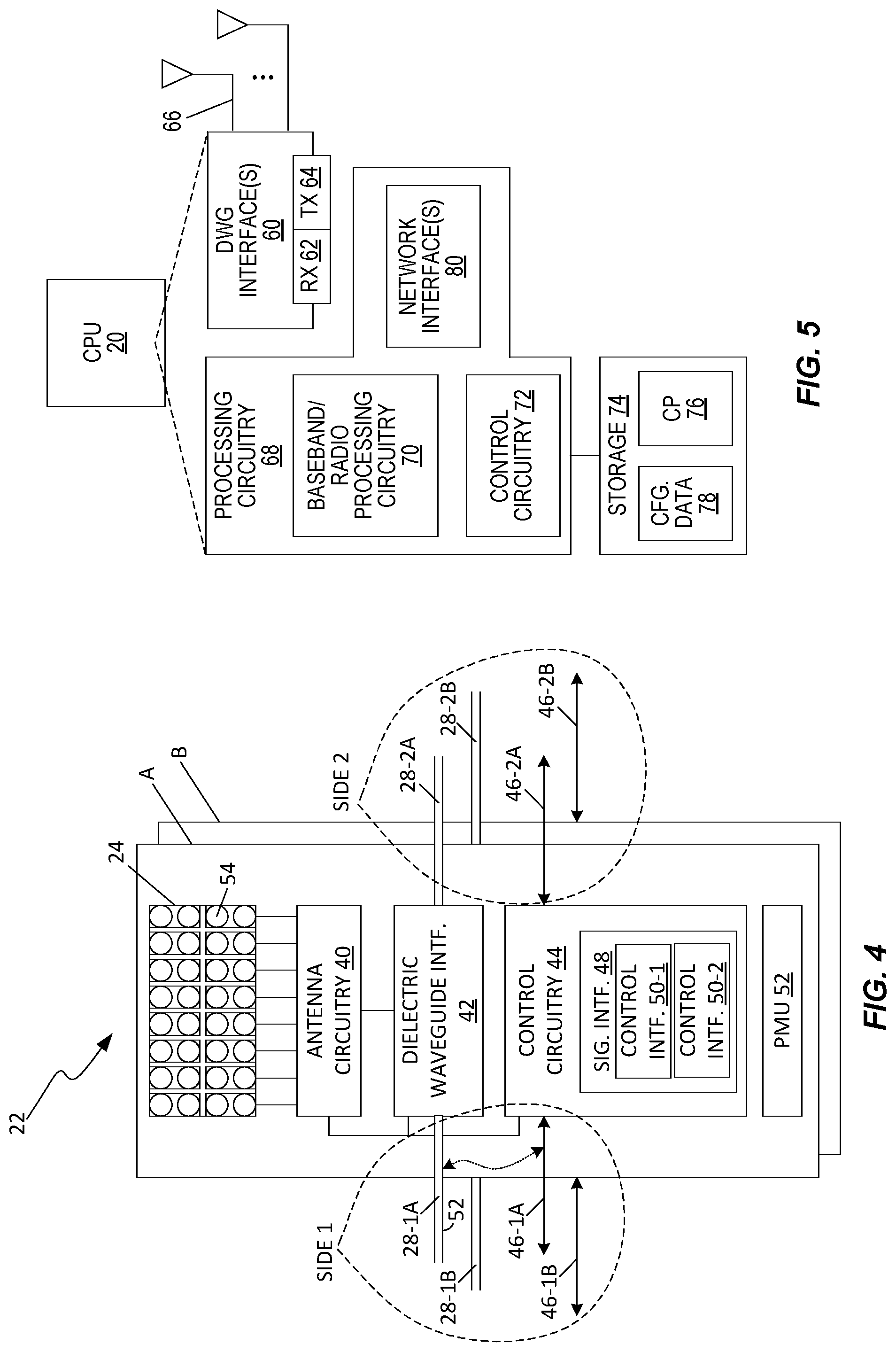 Patent US11777619 Figure 4 – Dielectric waveguide signal transfer function compensation