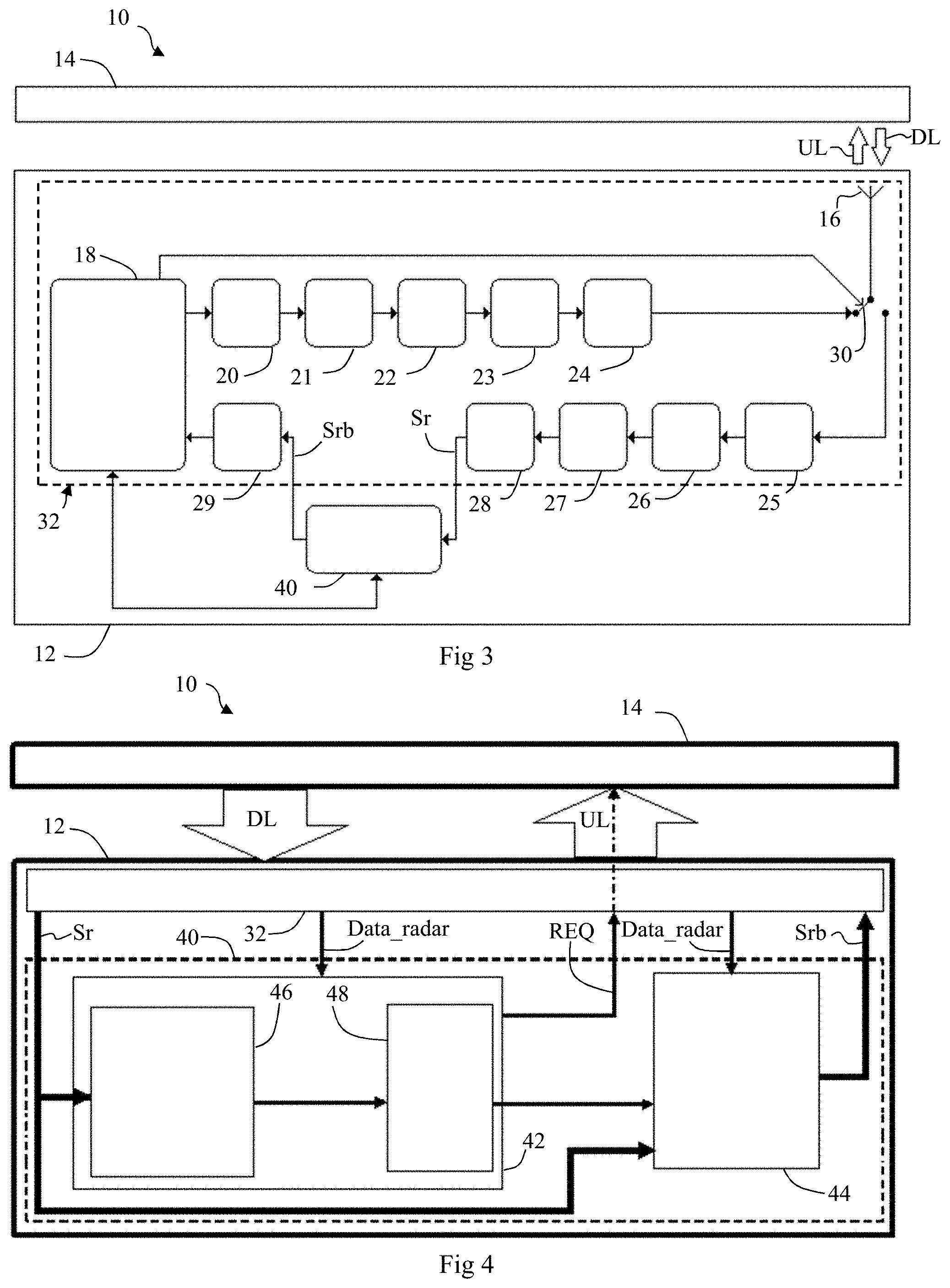 Patent US11777622 Figure 2 – Processing method for a radio signal disturbed by a radar signal