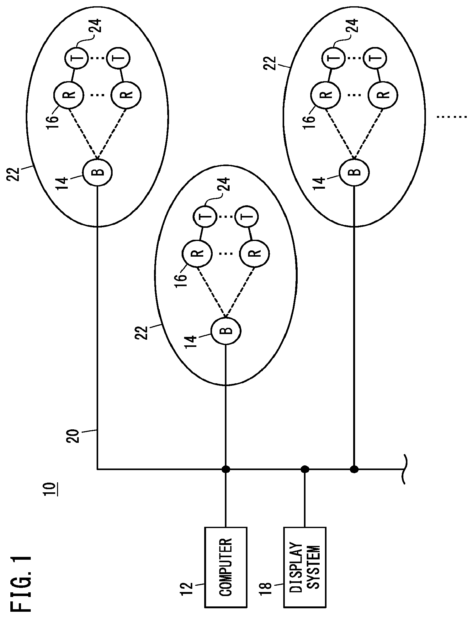 Patent US11777624 Figure 1 – Display system
