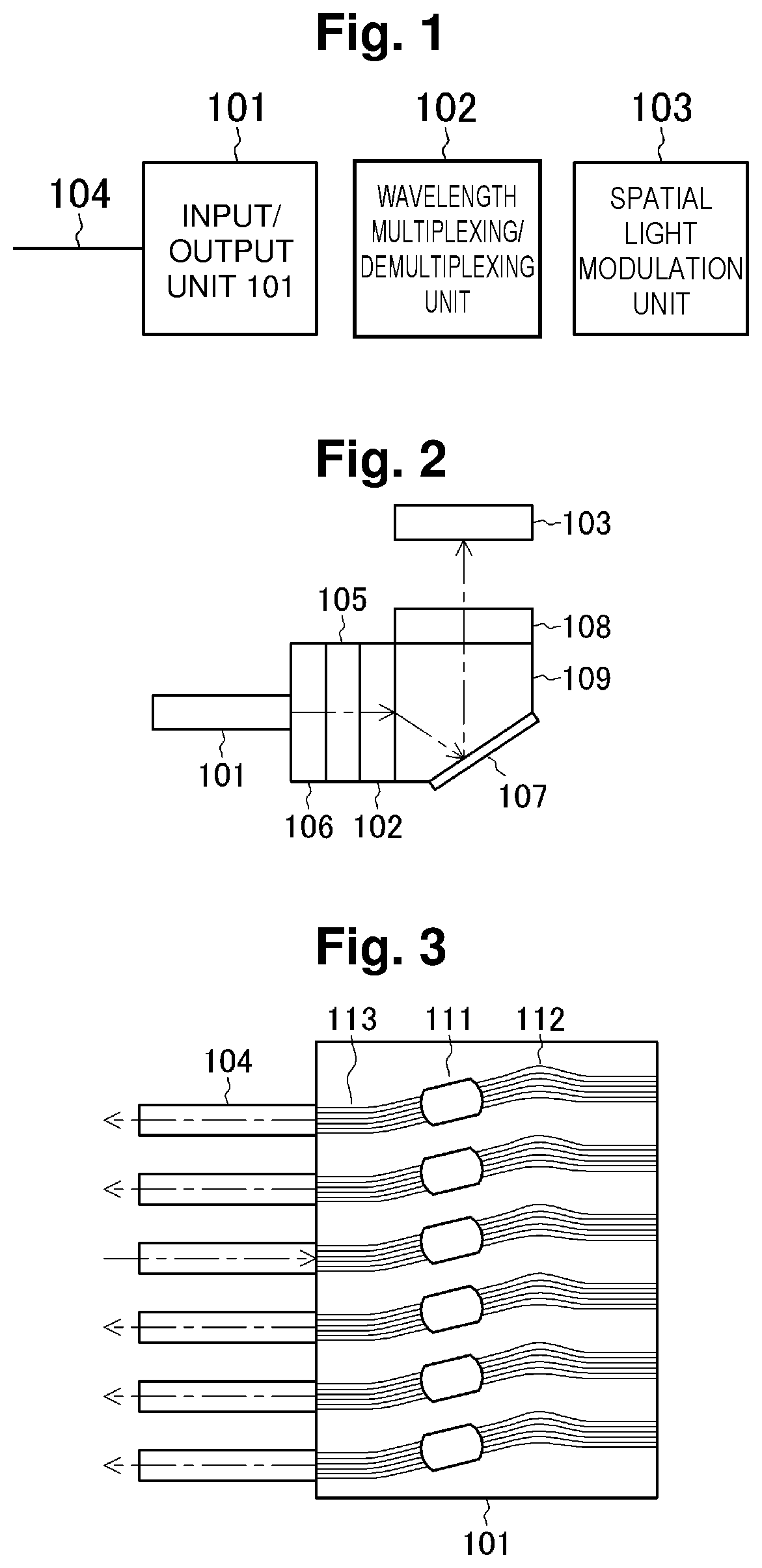 Patent US11777632 Figure 1 – Optical signal processor