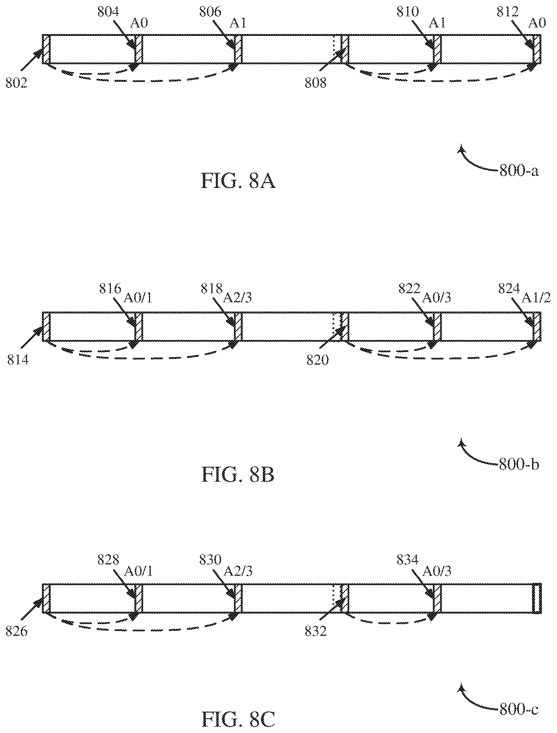 Patent US11777675 Figure 8 – Method for transmitting sounding reference signal for user equipment with asymmetric transmit/receive