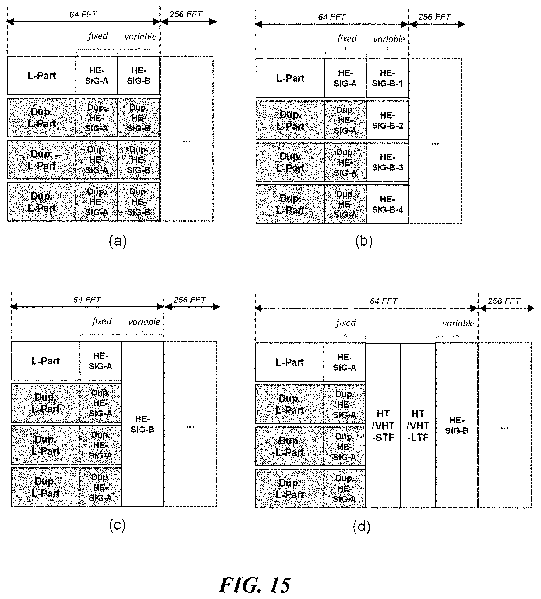 Patent US11777693 Figure 15 – Signaling method for multi-user transmission, and wireless communication terminal and wireless communication method using same