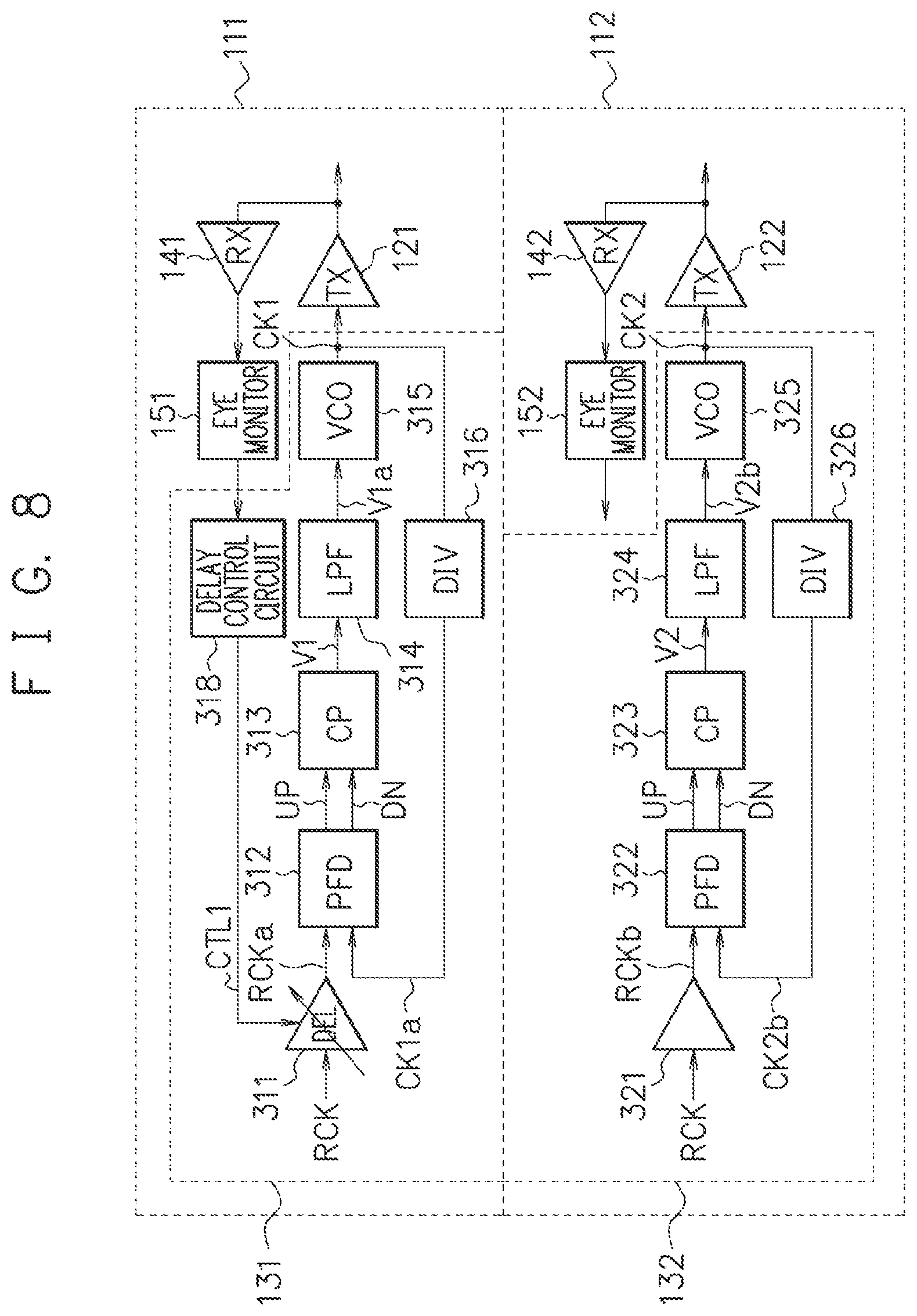 Patent US11777701 Figure 7 – Phase synchronization circuit, transmission and reception circuit, and integrated circuit