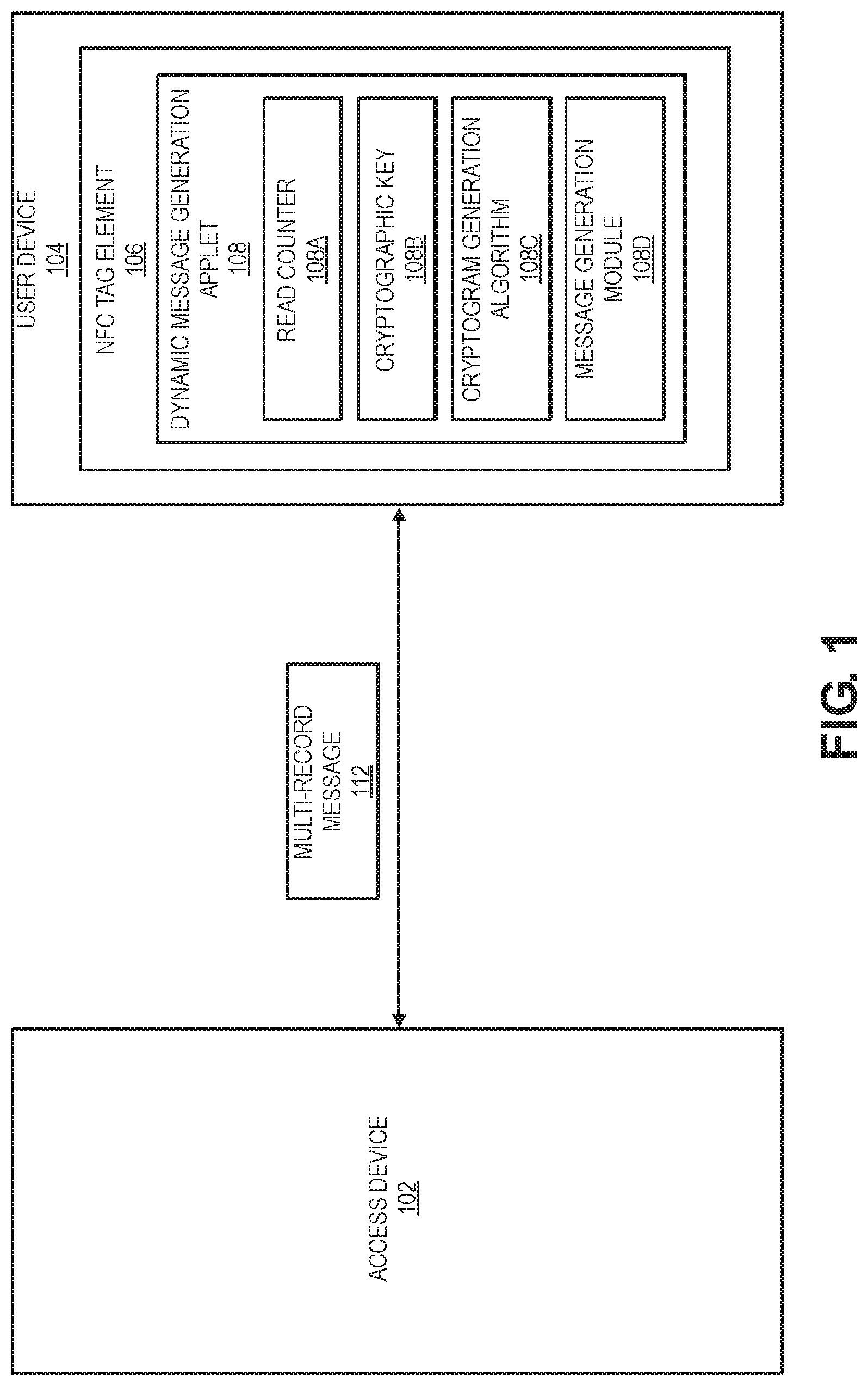 Patent US11777709 Figure 1 – System and method for using dynamic tag content