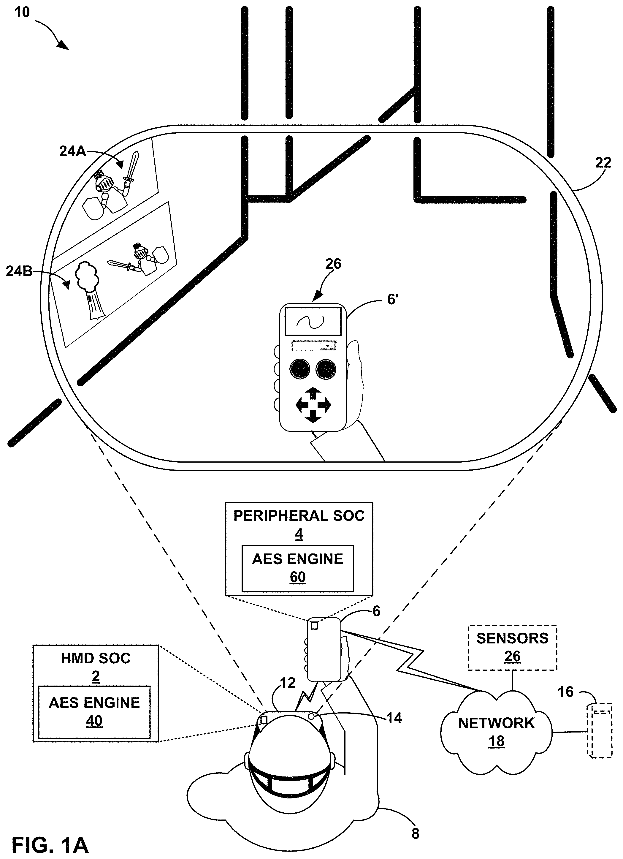 Patent US11777711 Figure 1 – Encryption and decryption engines with selective key expansion skipping