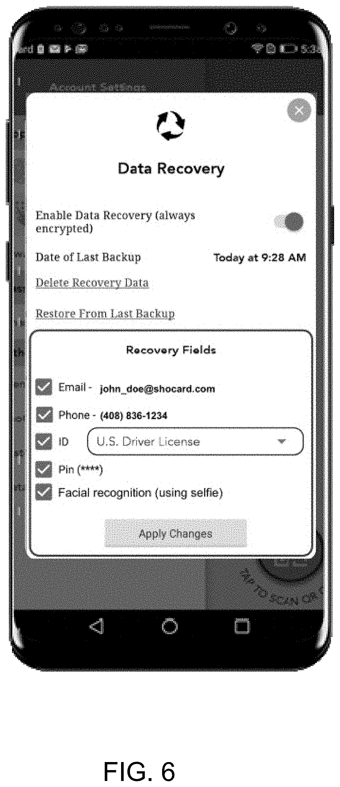 Patent US11777726 Figure 9 – Methods and systems for recovering data using dynamic passwords