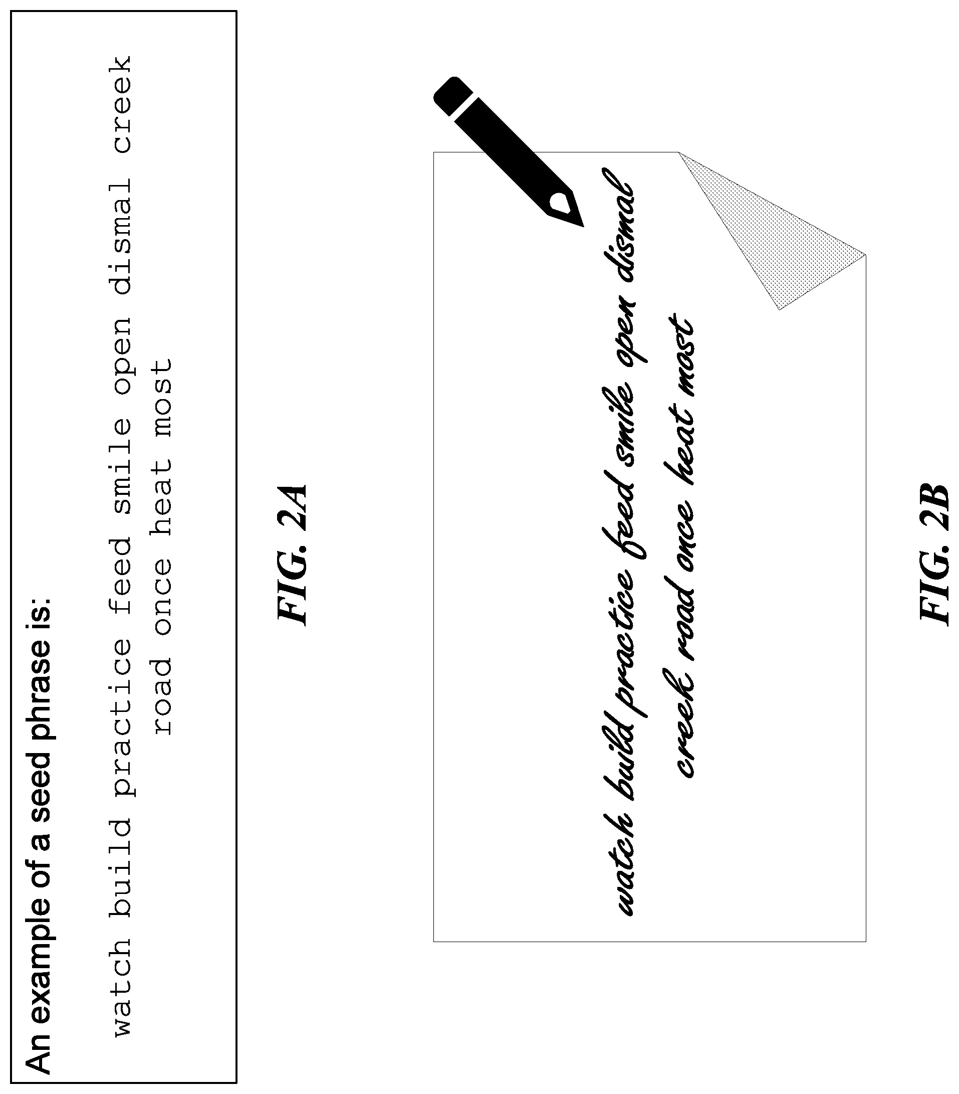 Patent US11777727 Figure 2 – Distributed digital wallet seed phrase