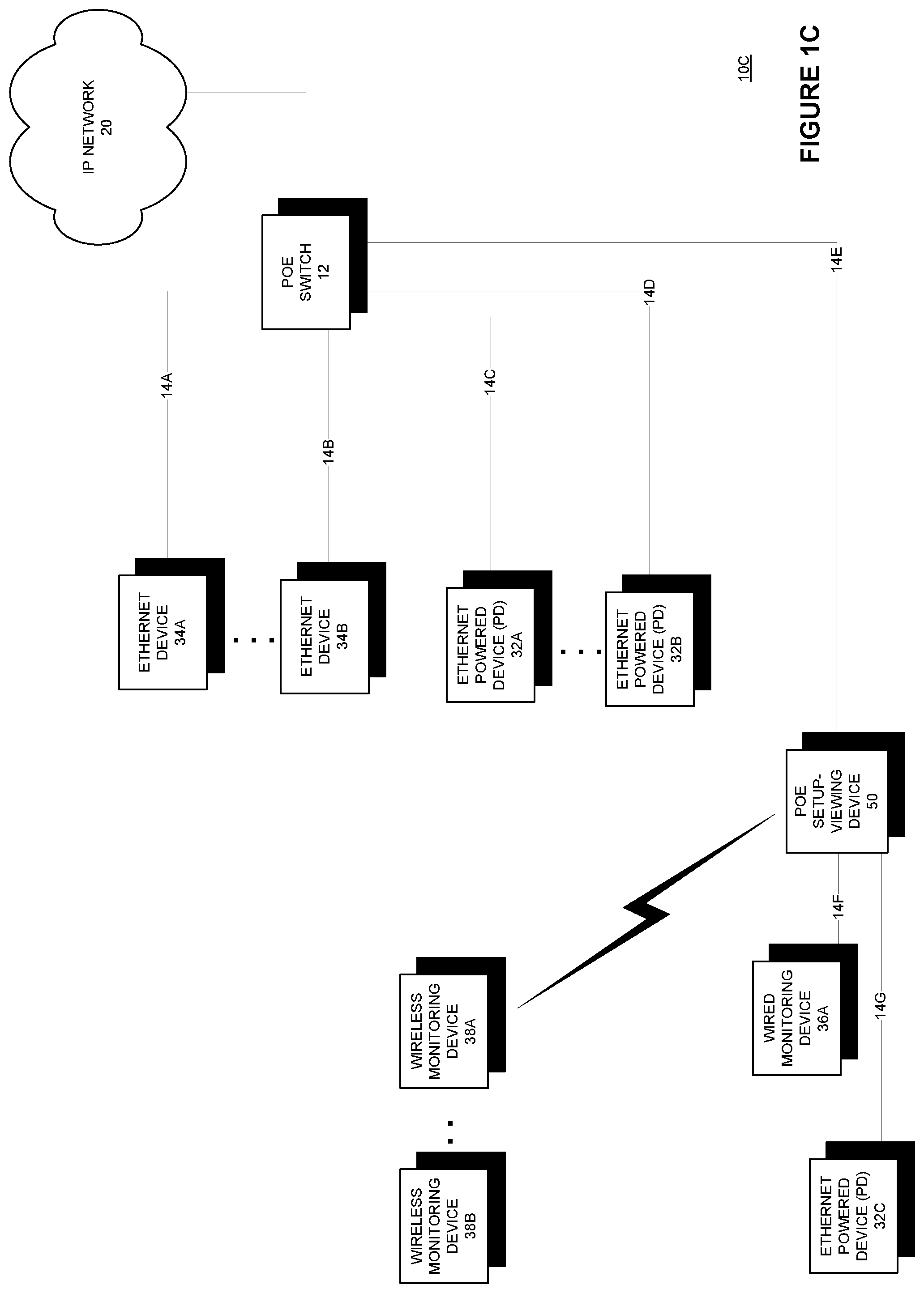 Patent US11777752 Figure 3 – Power over ethernet device tester and configuration system, apparatus, and method