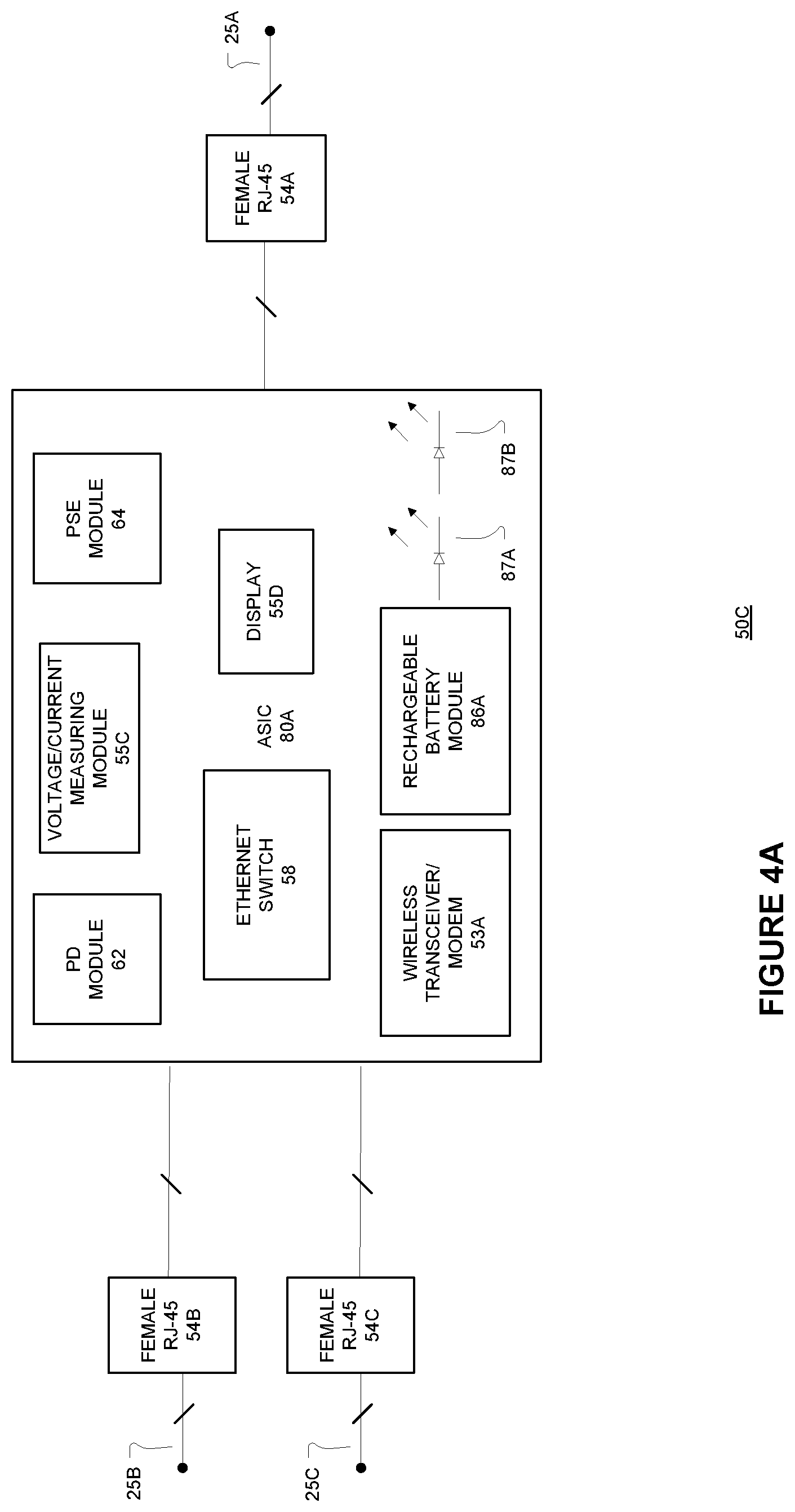 Patent US11777752 Figure 8 – Power over ethernet device tester and configuration system, apparatus, and method
