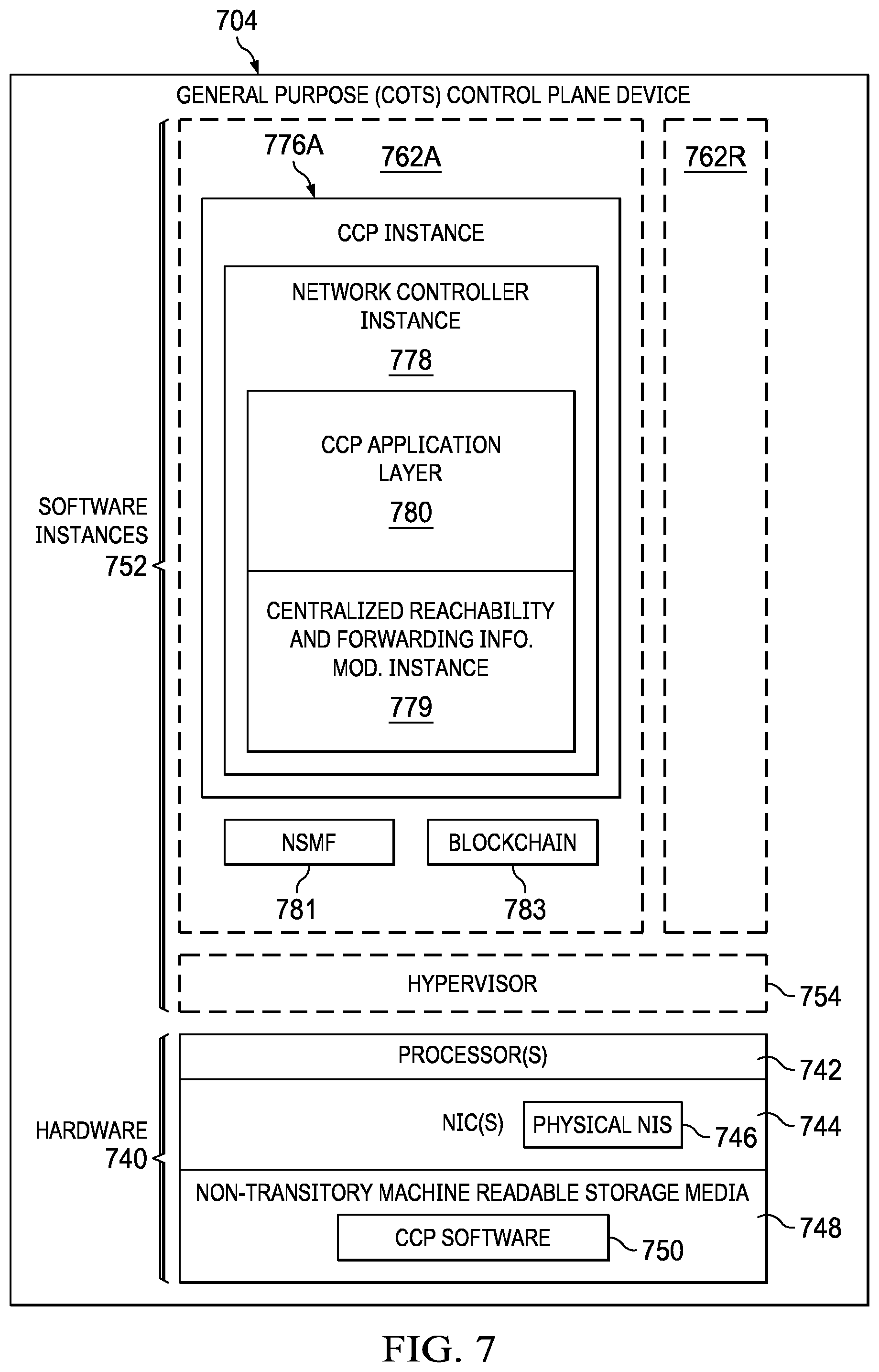 Patent US11777783 Figure 10 – Network slicing with smart contracts