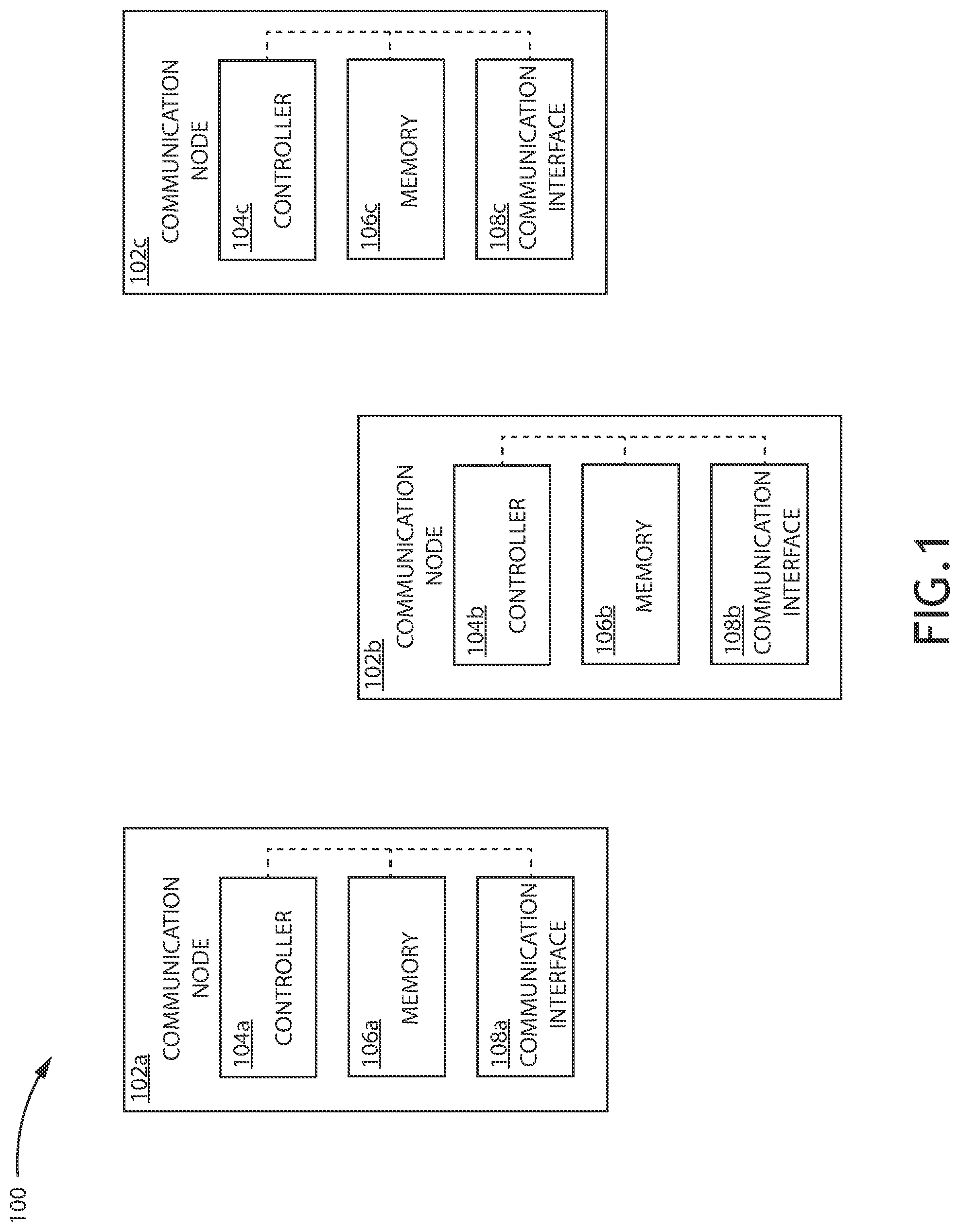 Patent US11777789 Figure 1 – Stable passive clustering