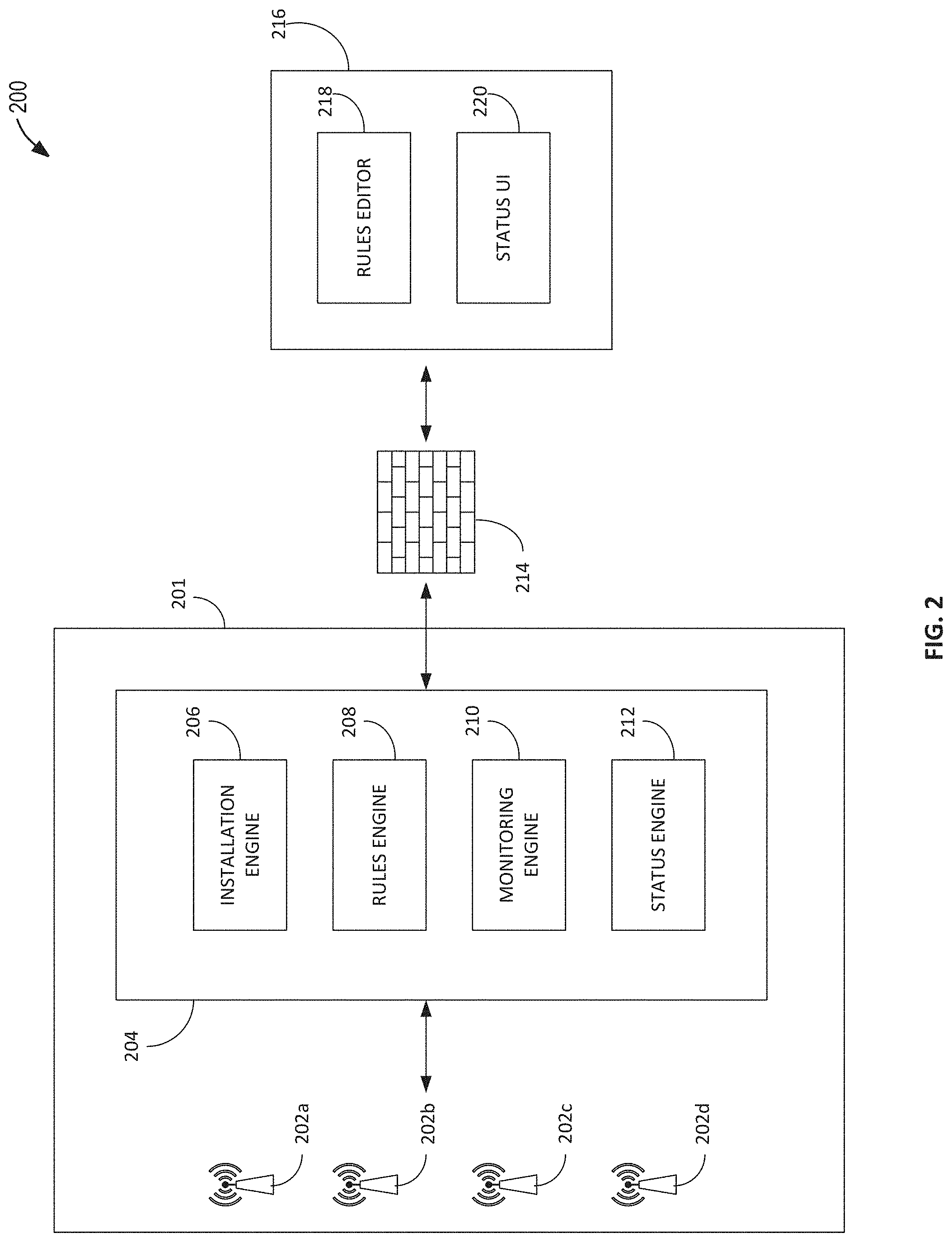Patent US11777802 Figure 2 – Rules driven software deployment agent