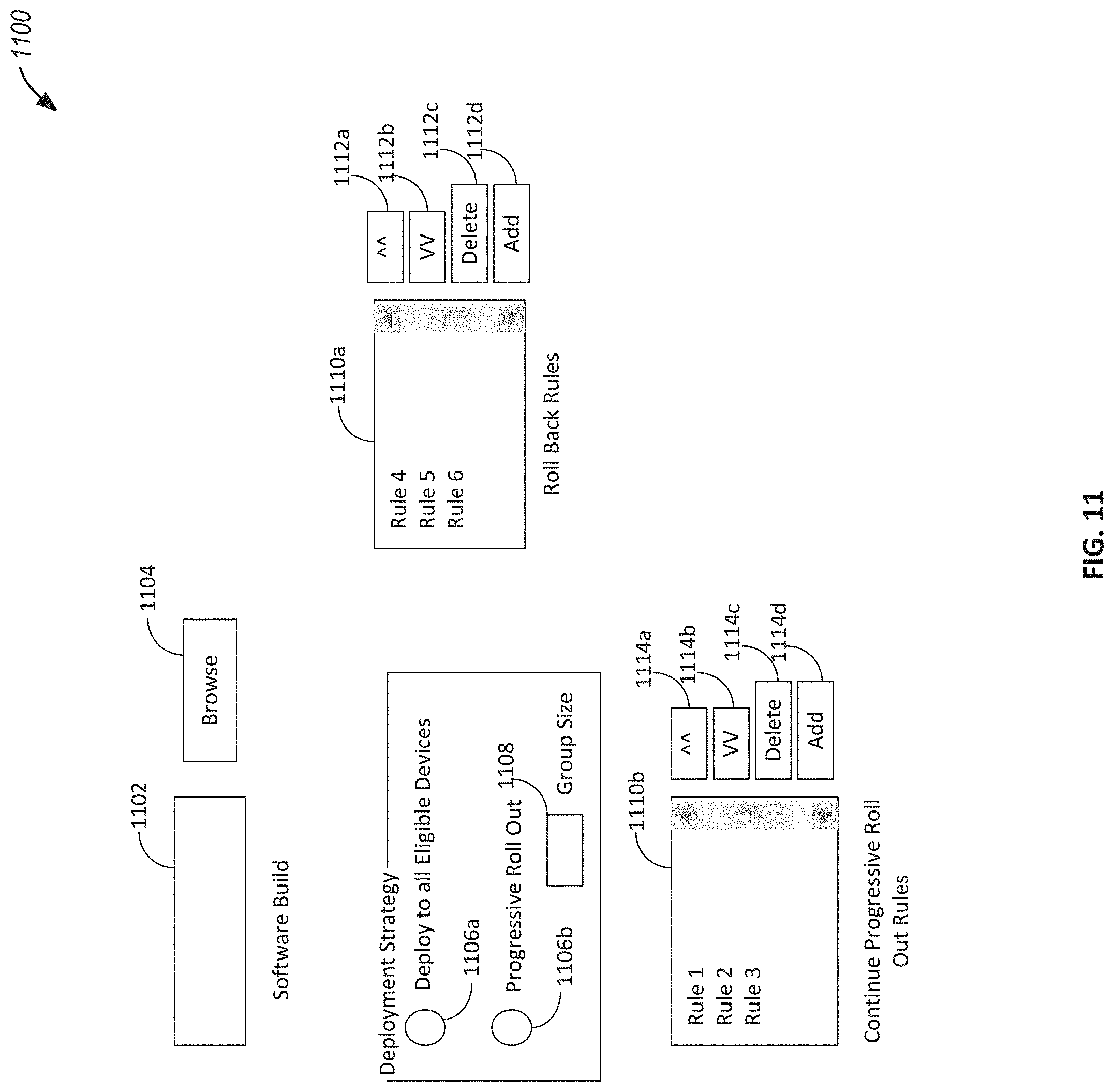 Patent US11777802 Figure 11 – Rules driven software deployment agent