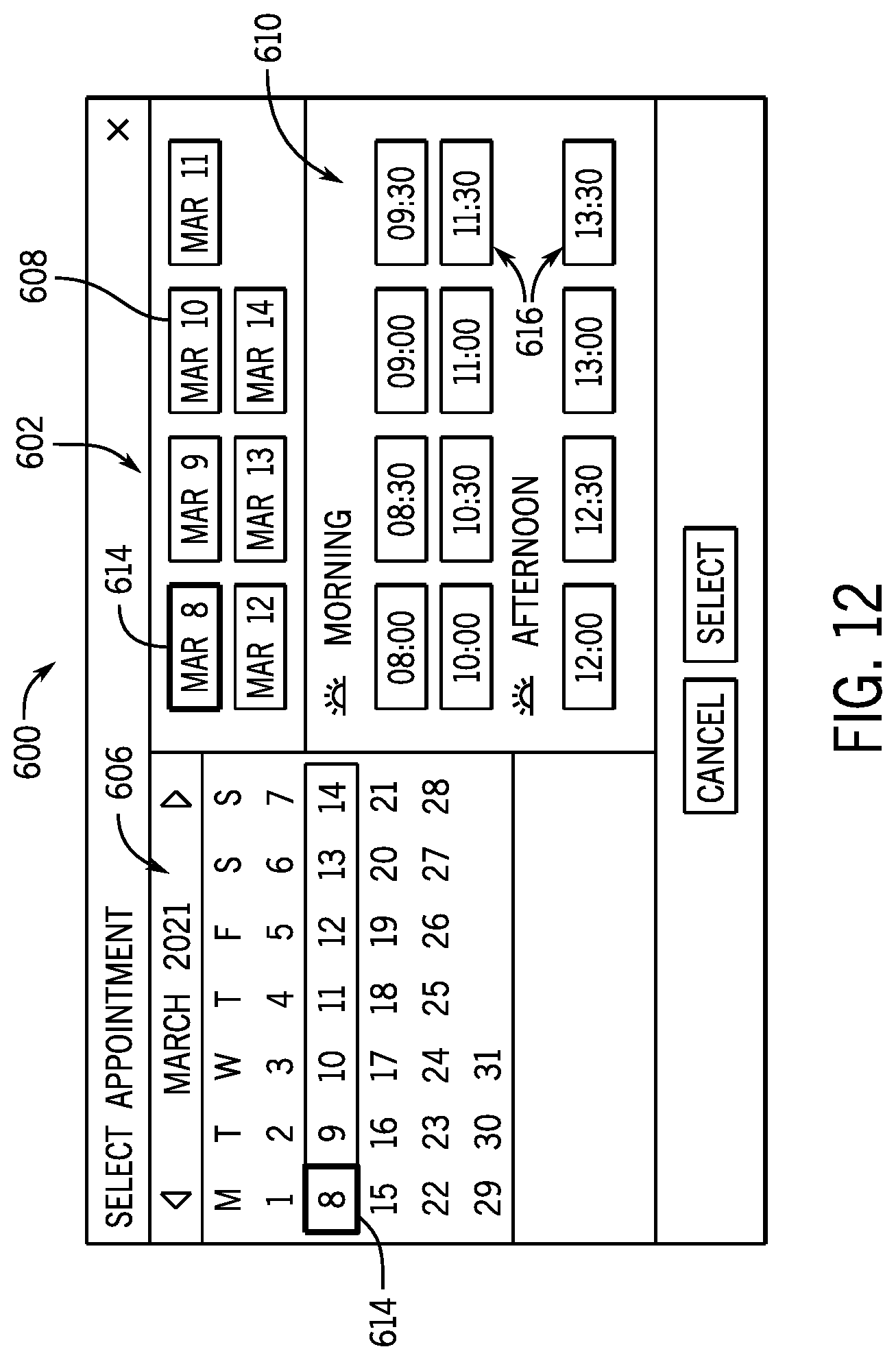 Patent US11777815 Figure 12 – Techniques for dynamically configuring service availability