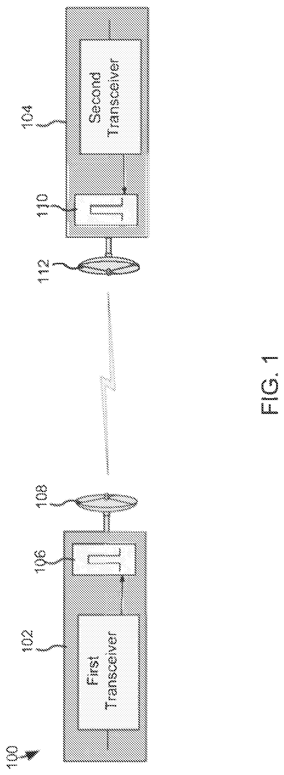 Patent US11777829 Figure 1 – Distributed radio transparent clock over a wireless network