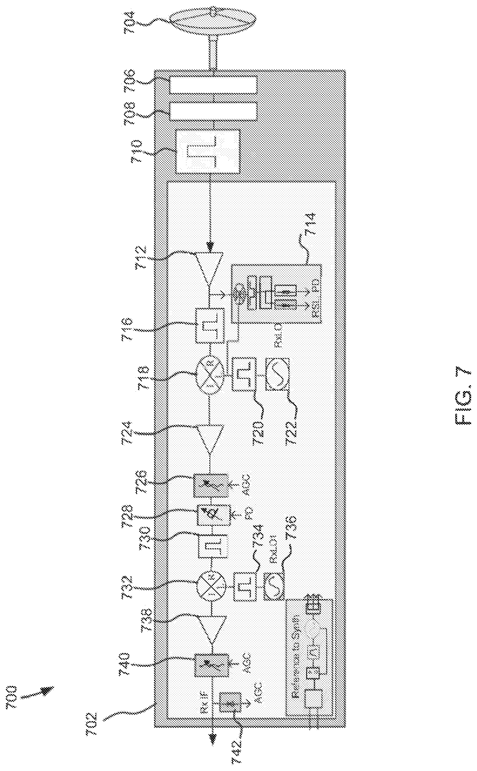 Patent US11777829 Figure 7 – Distributed radio transparent clock over a wireless network