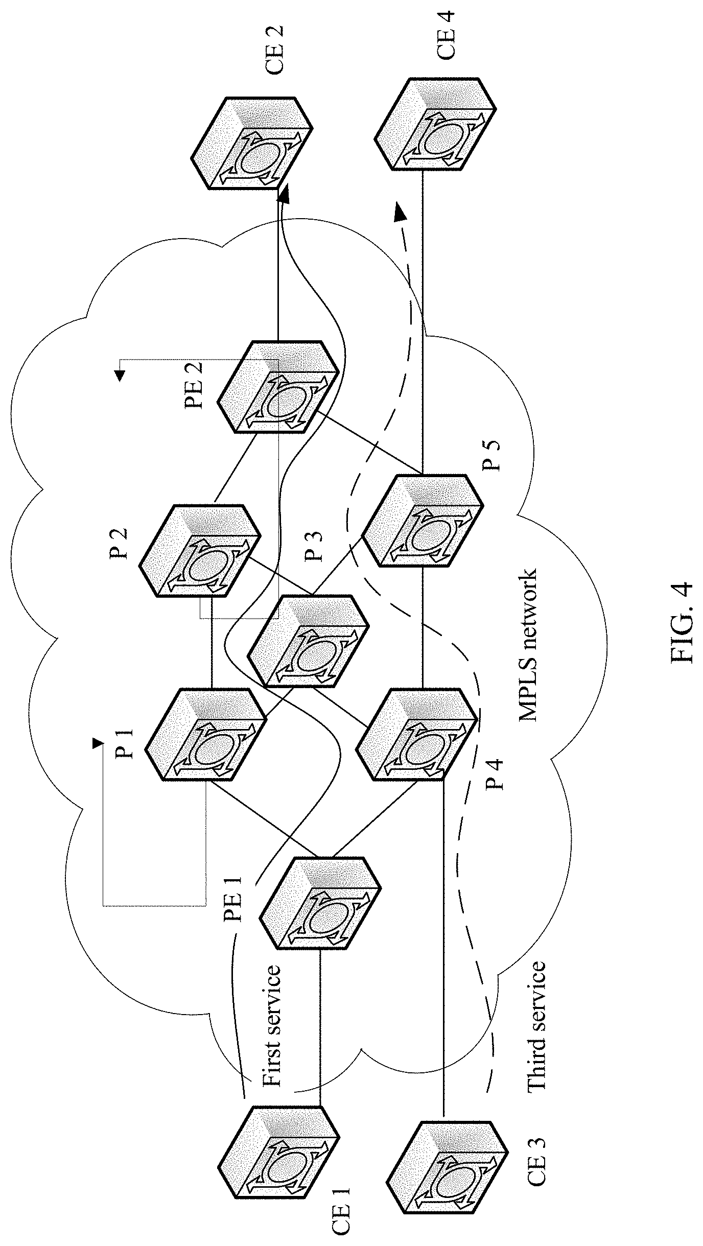 Patent US11777857 Figure 6 – Service forwarding method and network device