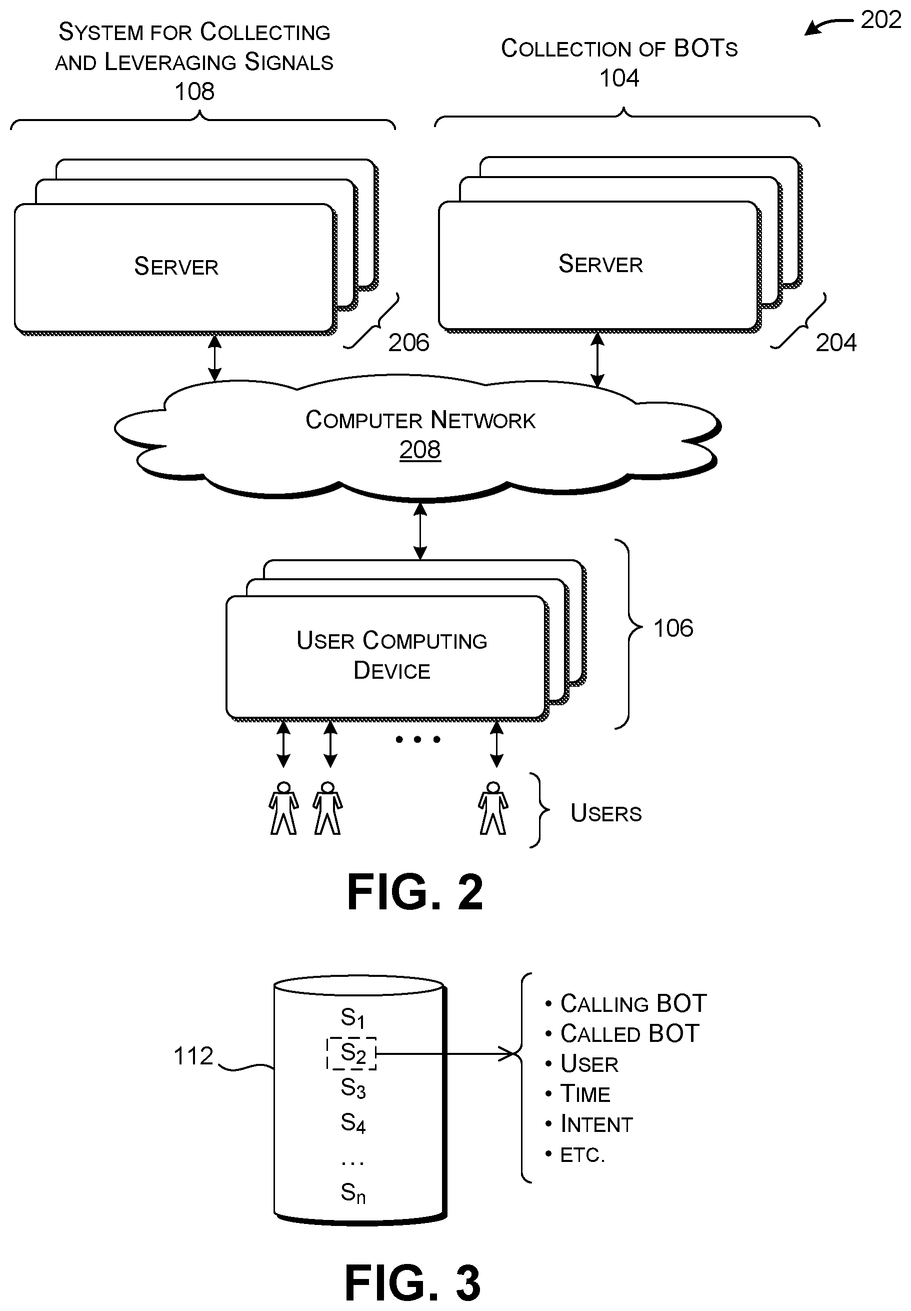 Patent US11777875 Figure 2 – Capturing and leveraging signals reflecting BOT-to-BOT delegation