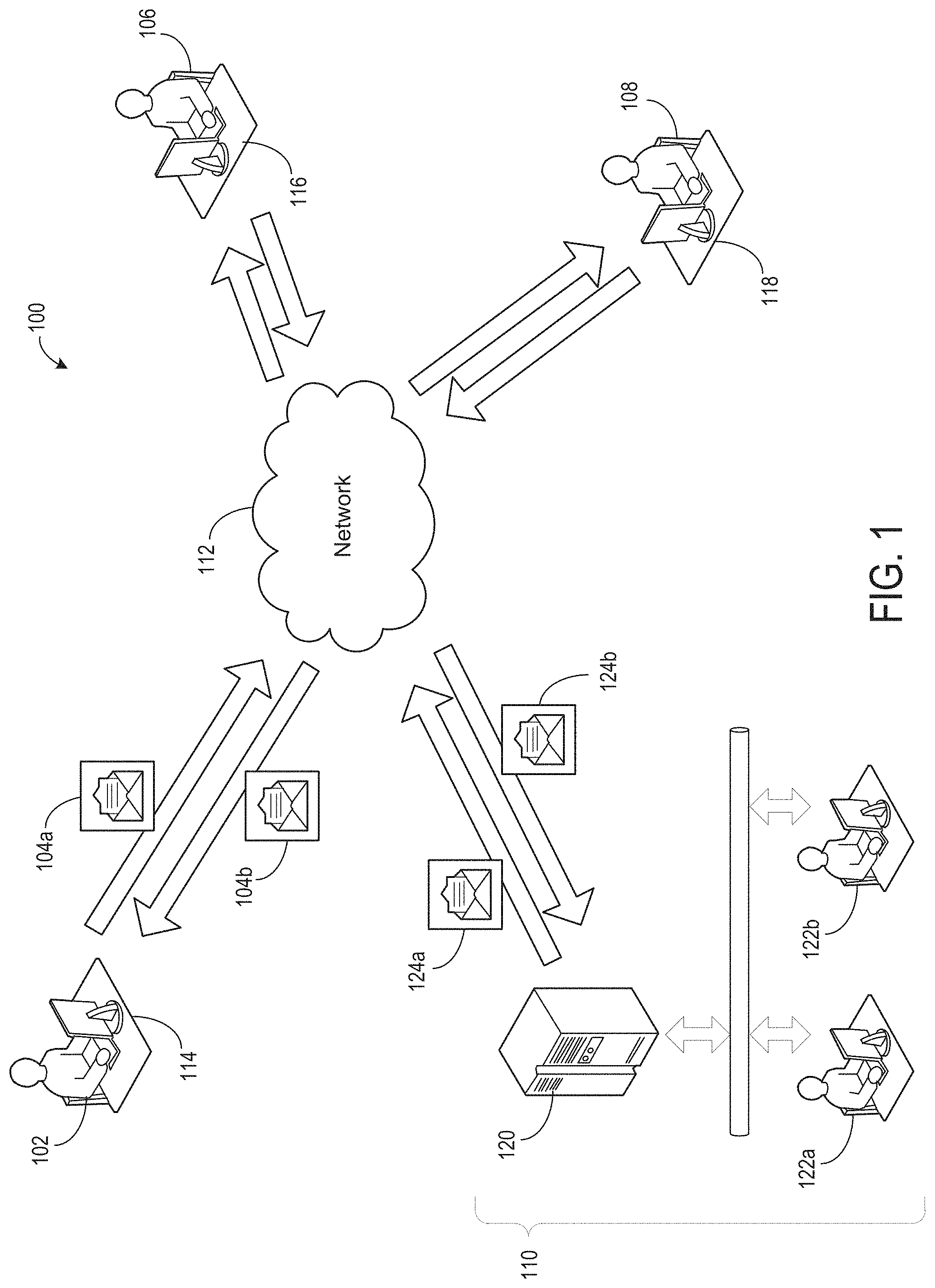 Patent US11777885 Figure 1 – Encoding data in email headers