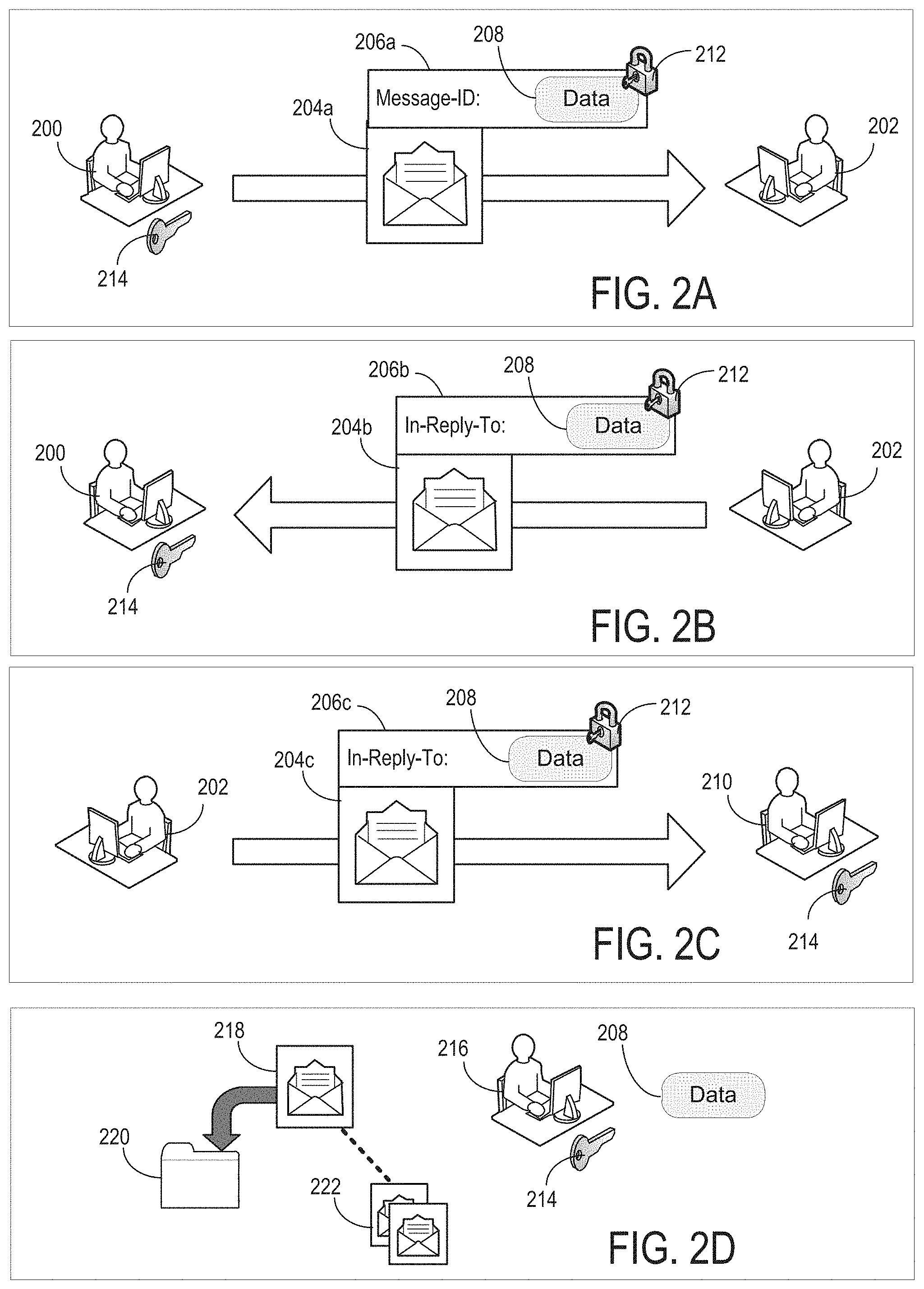 Patent US11777885 Figure 2 – Encoding data in email headers