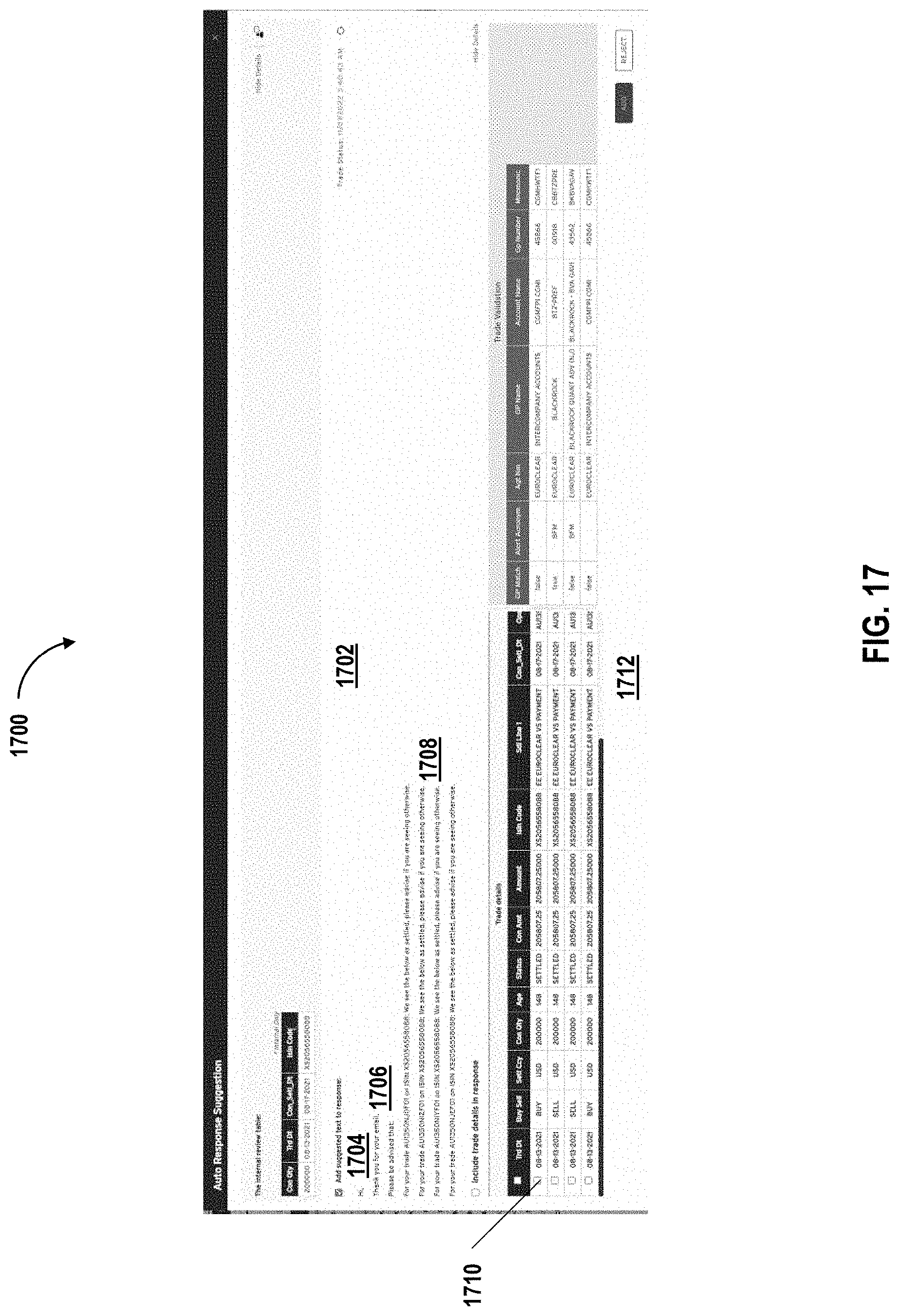 Patent US11777886 Figure 17 – Management of queries in electronic mail messages