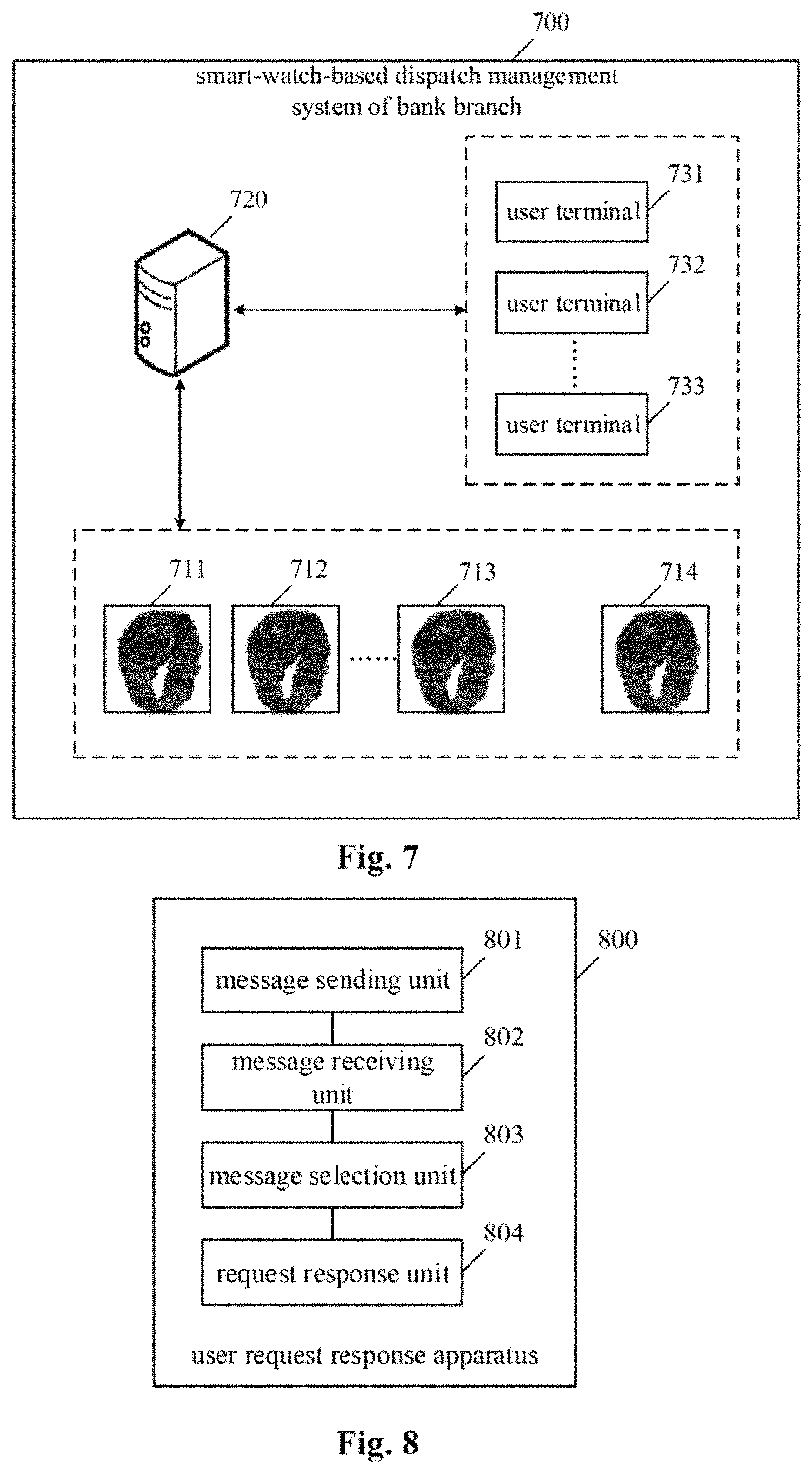 Patent US11777888 Figure 4 – User request response method and apparatus, computer-readable storage medium, and device