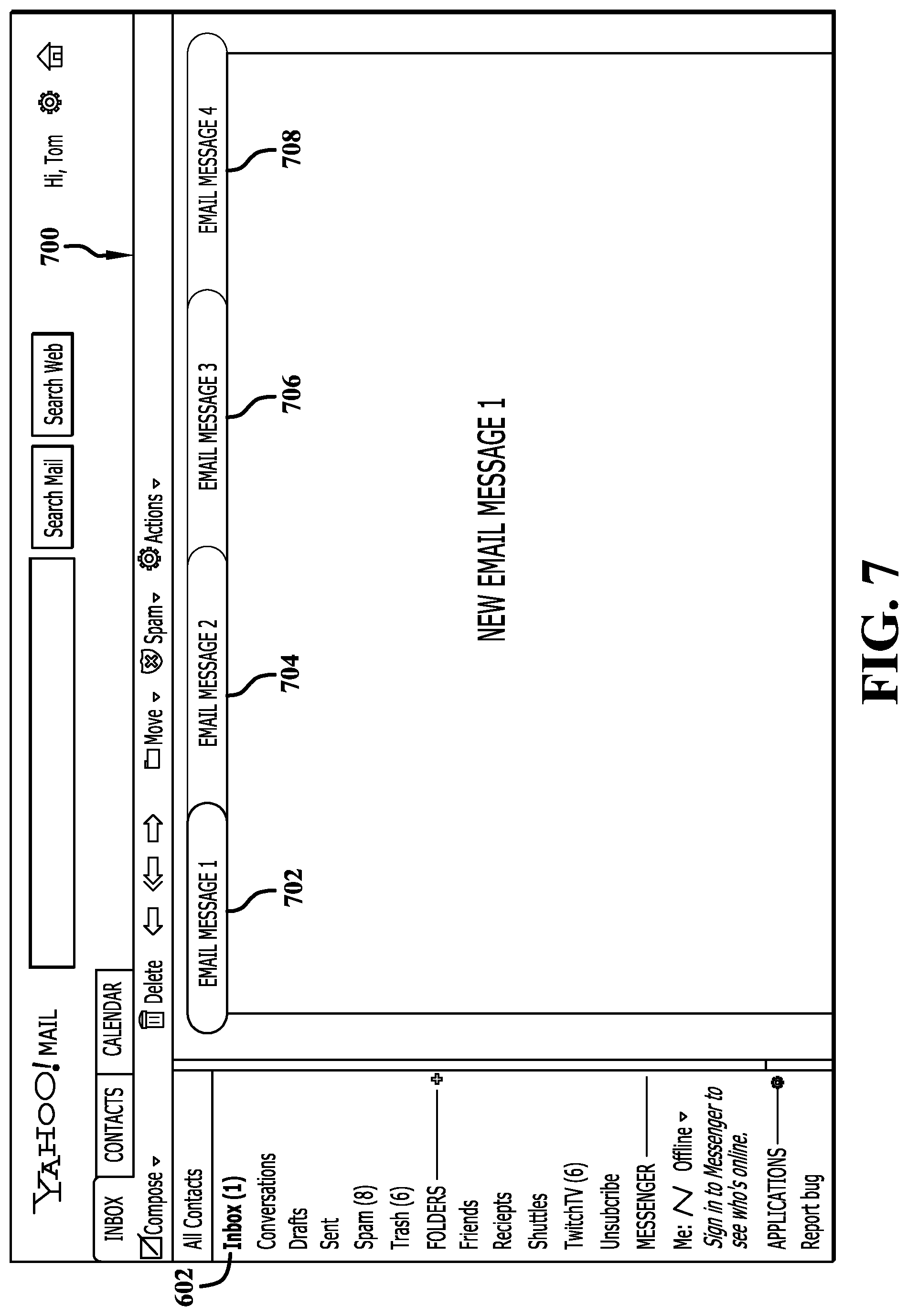 Patent US11777890 Figure 7 – Computerized systems and methods for a message frequency and control assistant