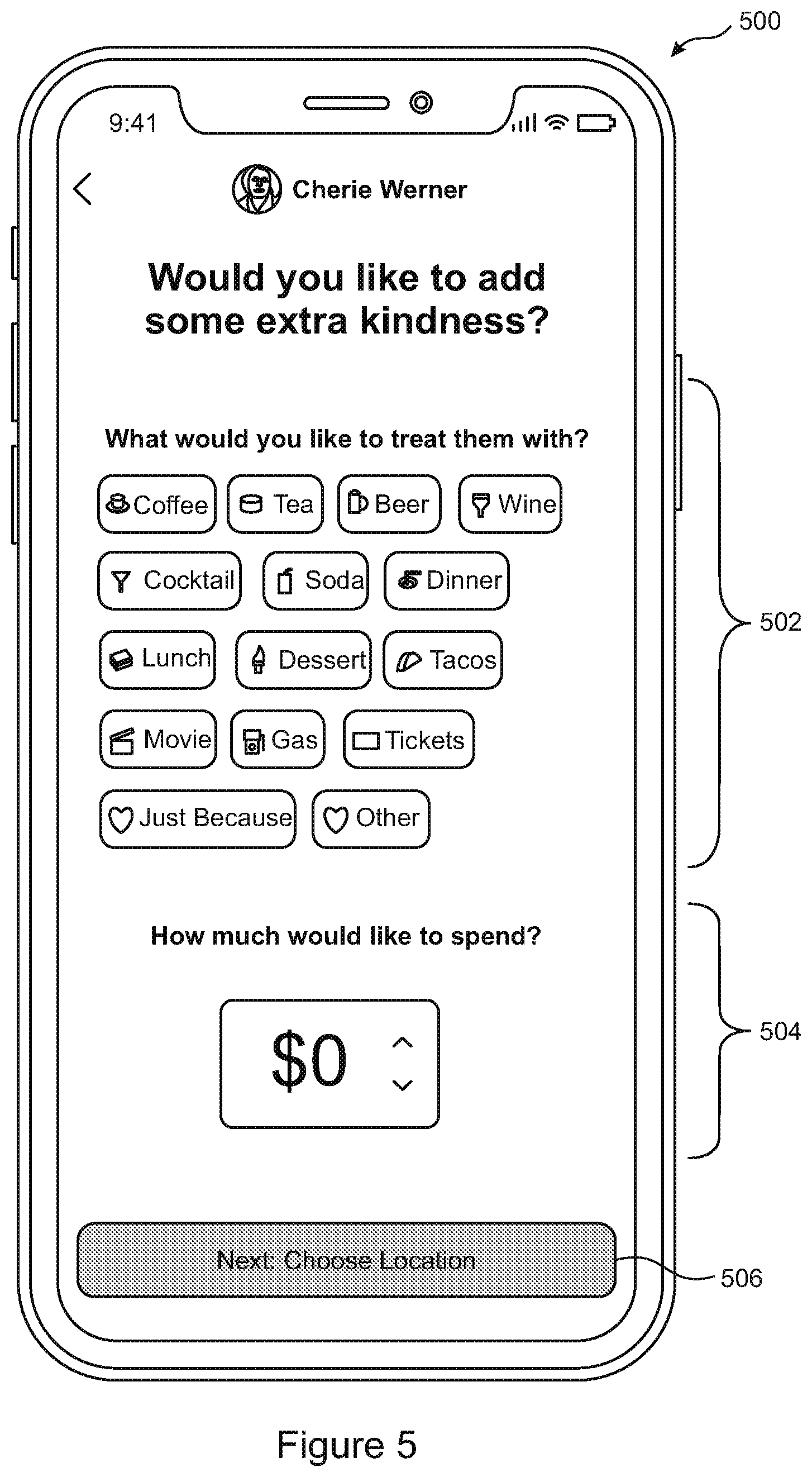 Patent US11777891 Figure 5 – Discoverable electronic messages
