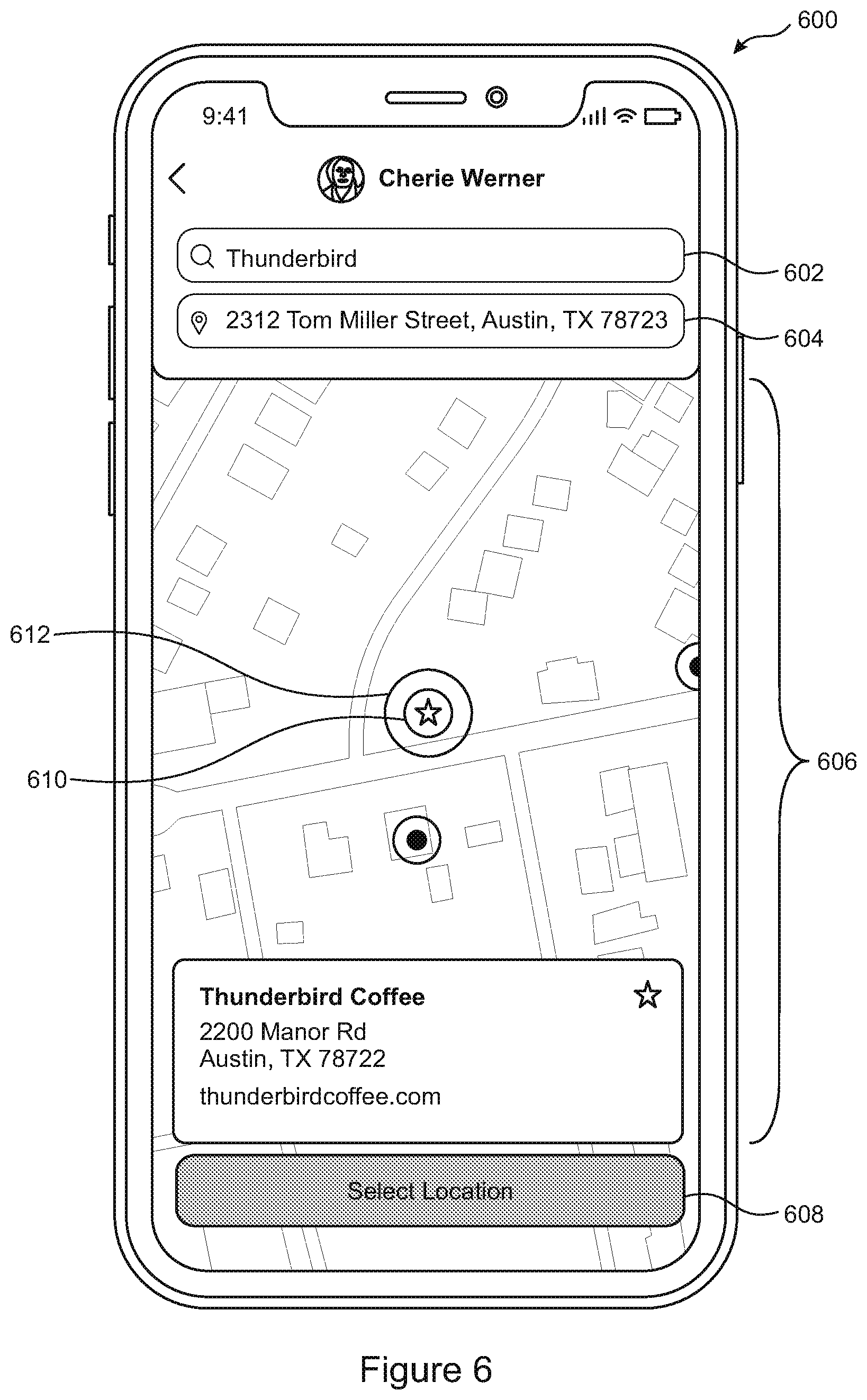 Patent US11777891 Figure 6 – Discoverable electronic messages