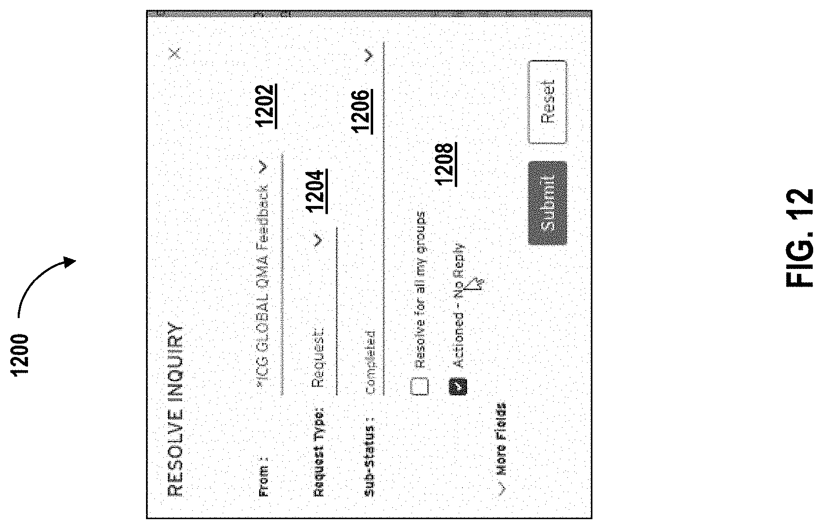Patent US11777892 Figure 12 – Management of queries in electronic mail messages